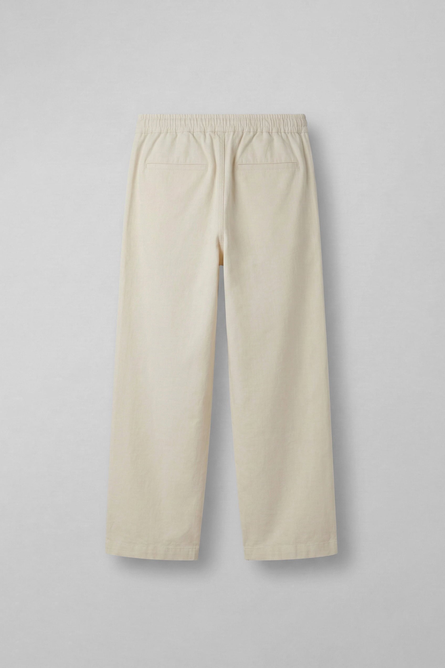 Erkek Baggy Fit Tokalı Kemer Detaylı Keten Pantolon Bej