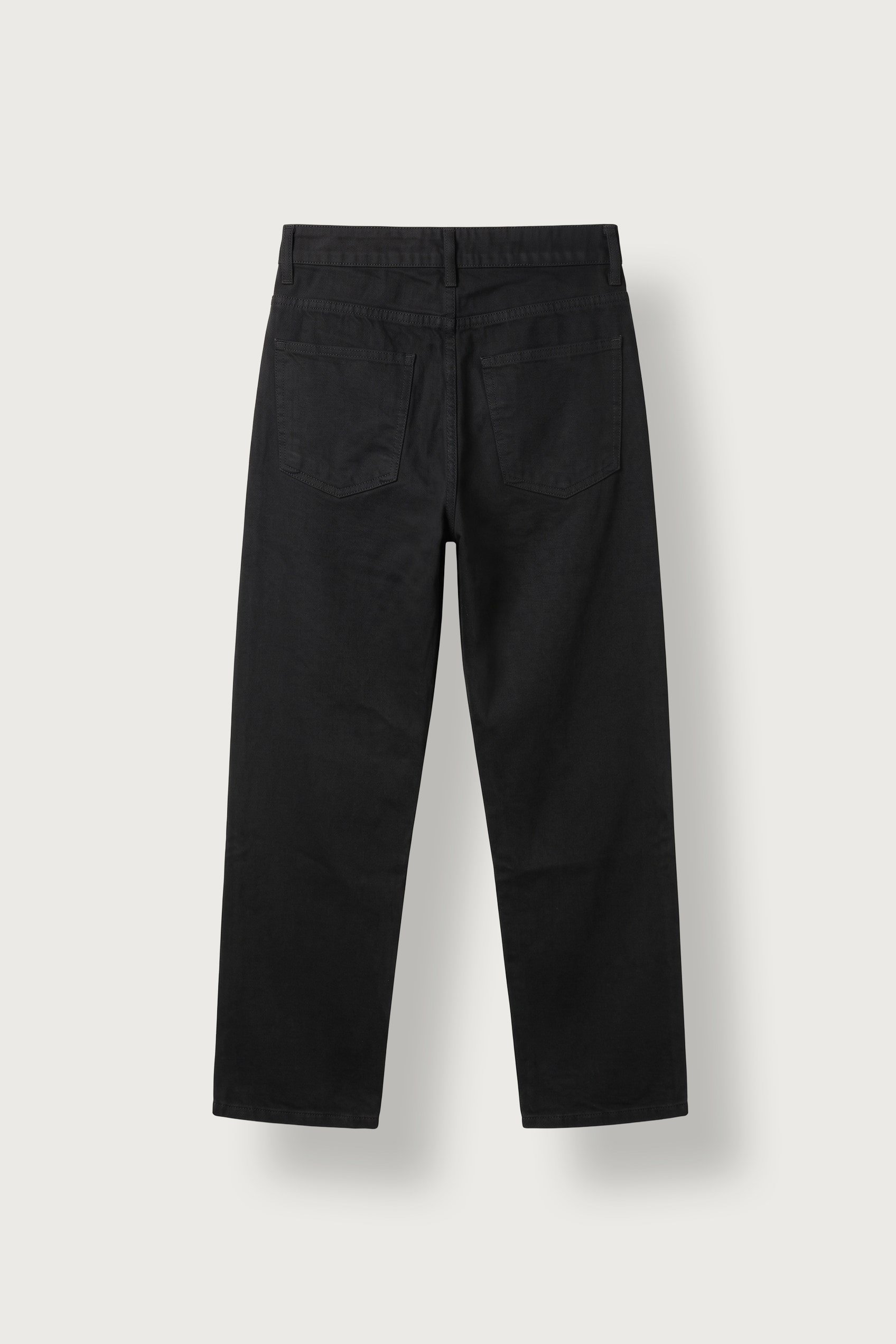 Erkek Baggy Fit Yıkamalı Jean Pantolon Siyah
