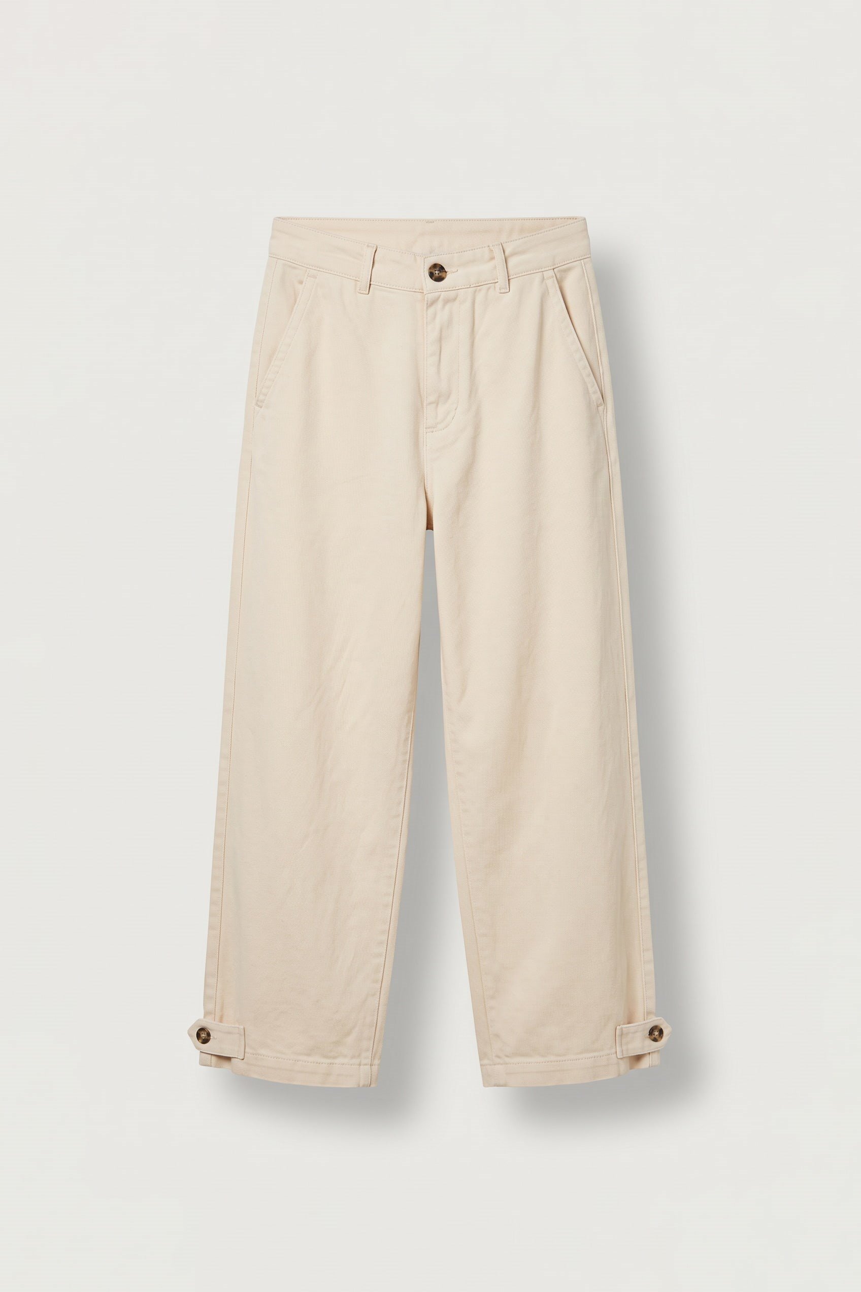 Erkek Bol Kalıp Premium Gabardin Pantolon Bej