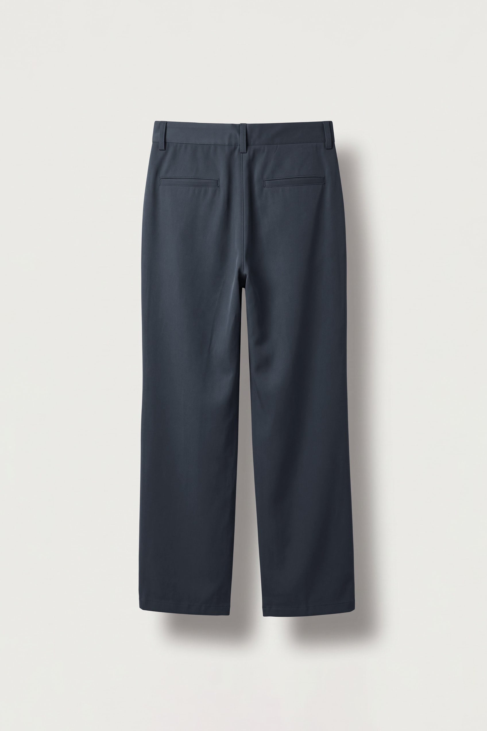 Erkek Flare Fit Dökümlü Kumaş Pantolon Lacivert