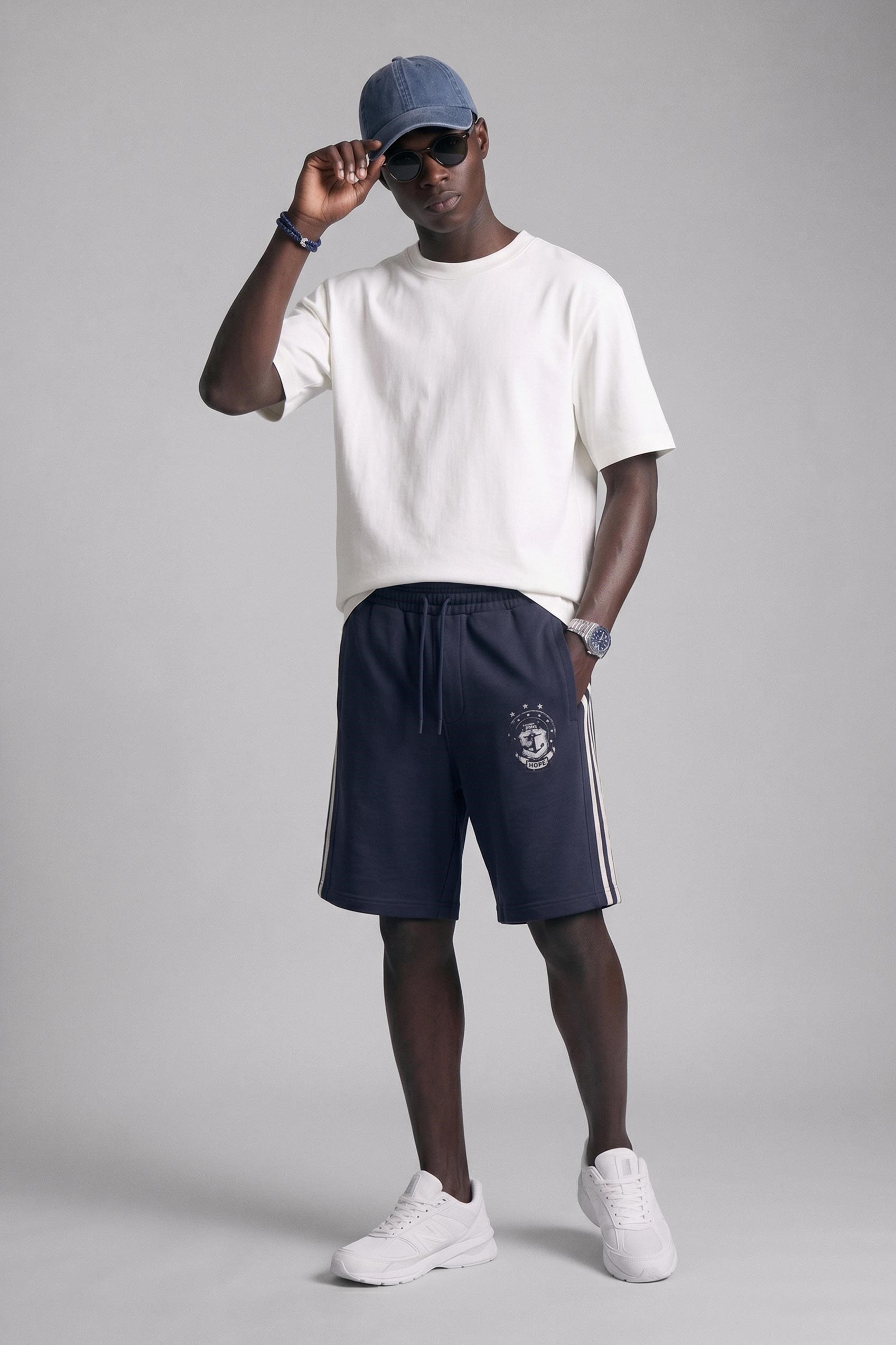 Erkek Oversize Premium Kumaş Gramajlı Basic T-Shirt Beyaz
