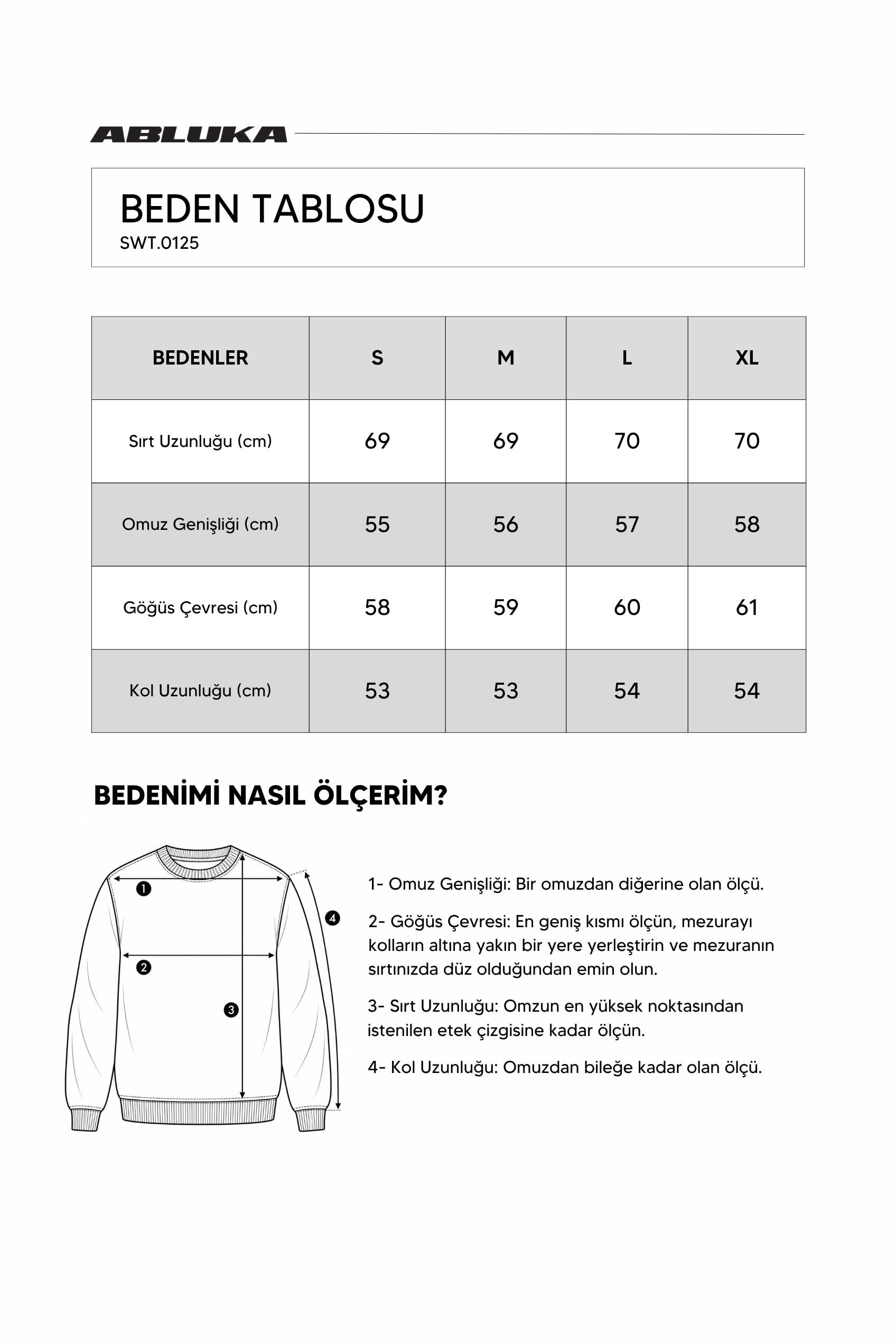 Erkek Oversize Yıkamalı Bisiklet Yaka Sweatshirt Siyah