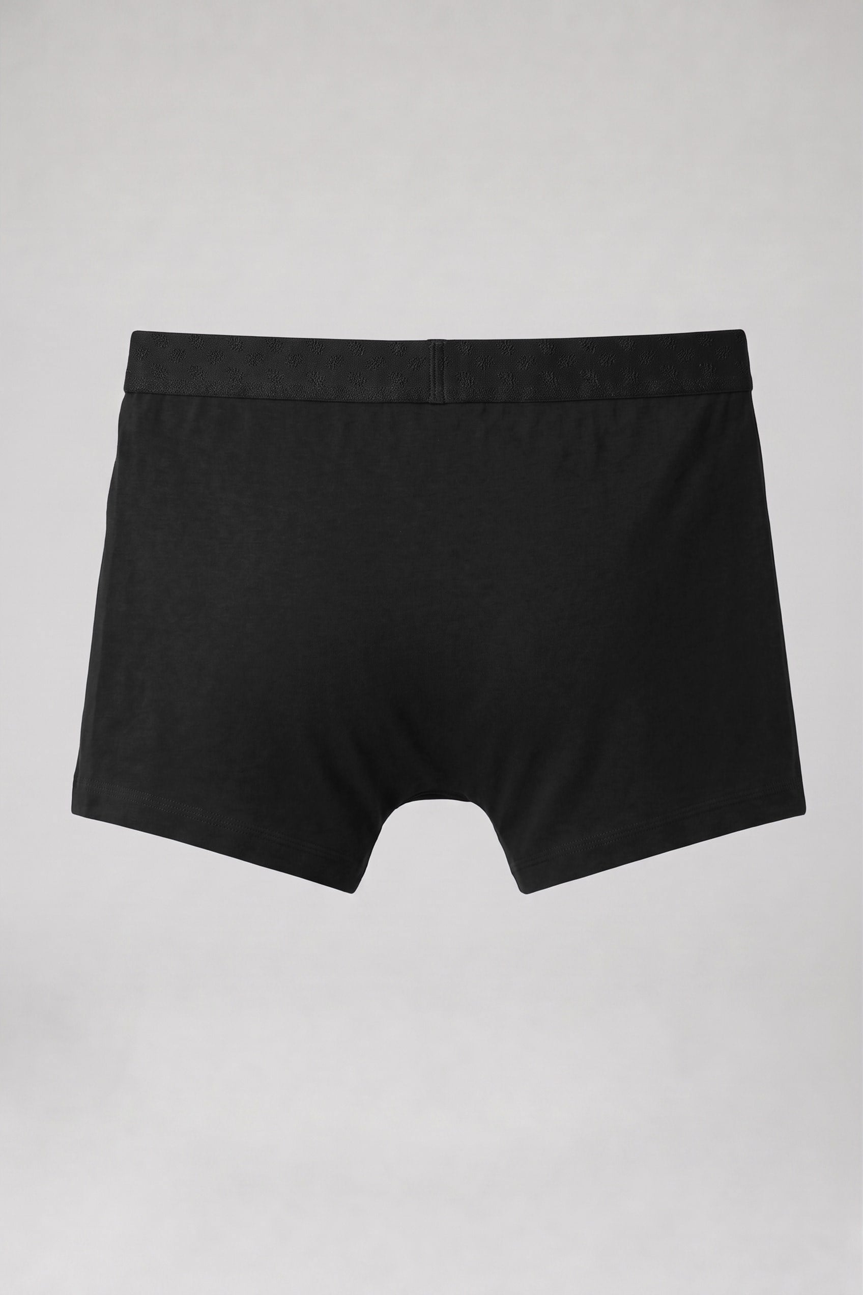 Erkek Pamuklu Modal Lastikli Boxer Siyah
