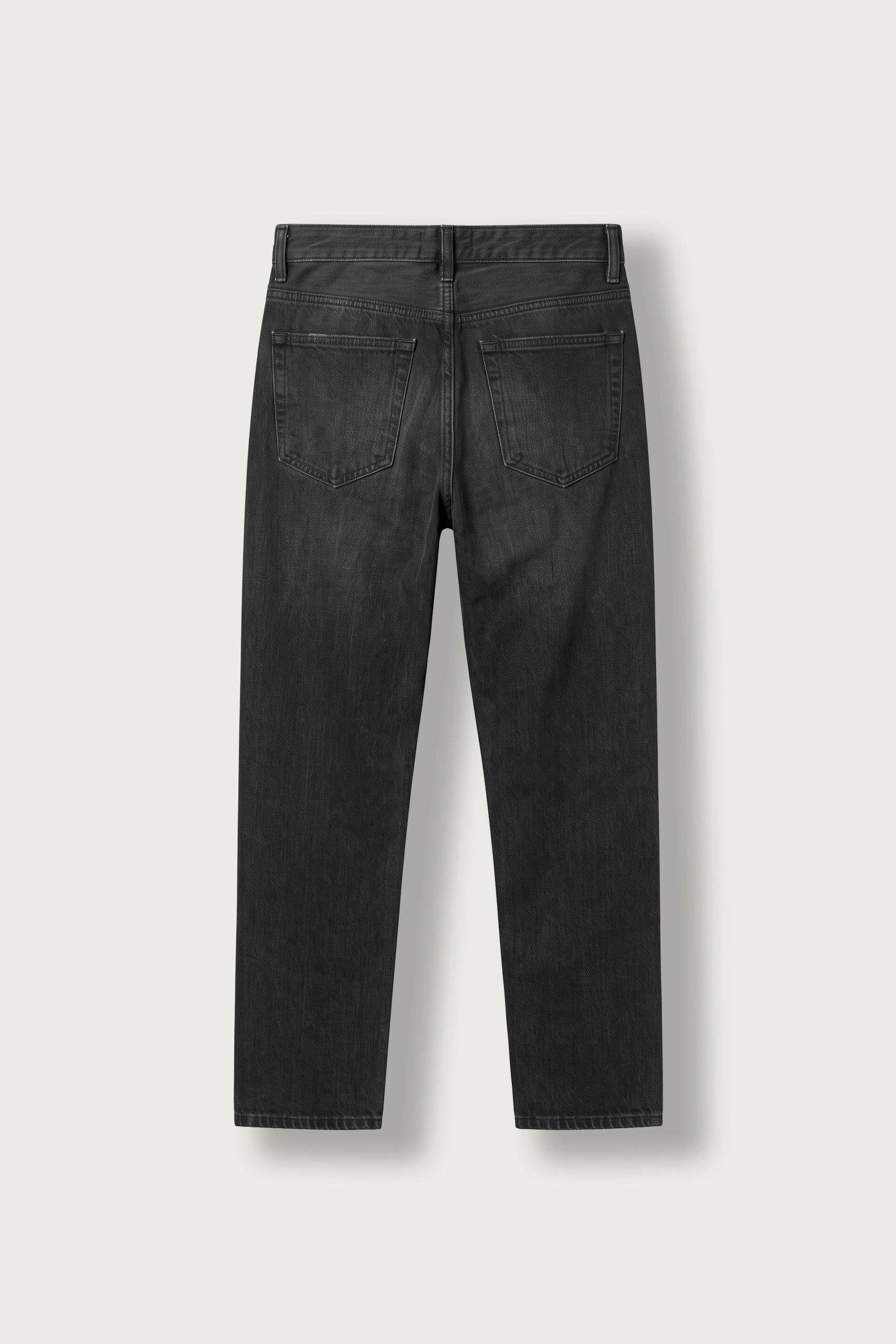 Erkek Regular Fit Yıkamalı Jean Pantolon Siyah