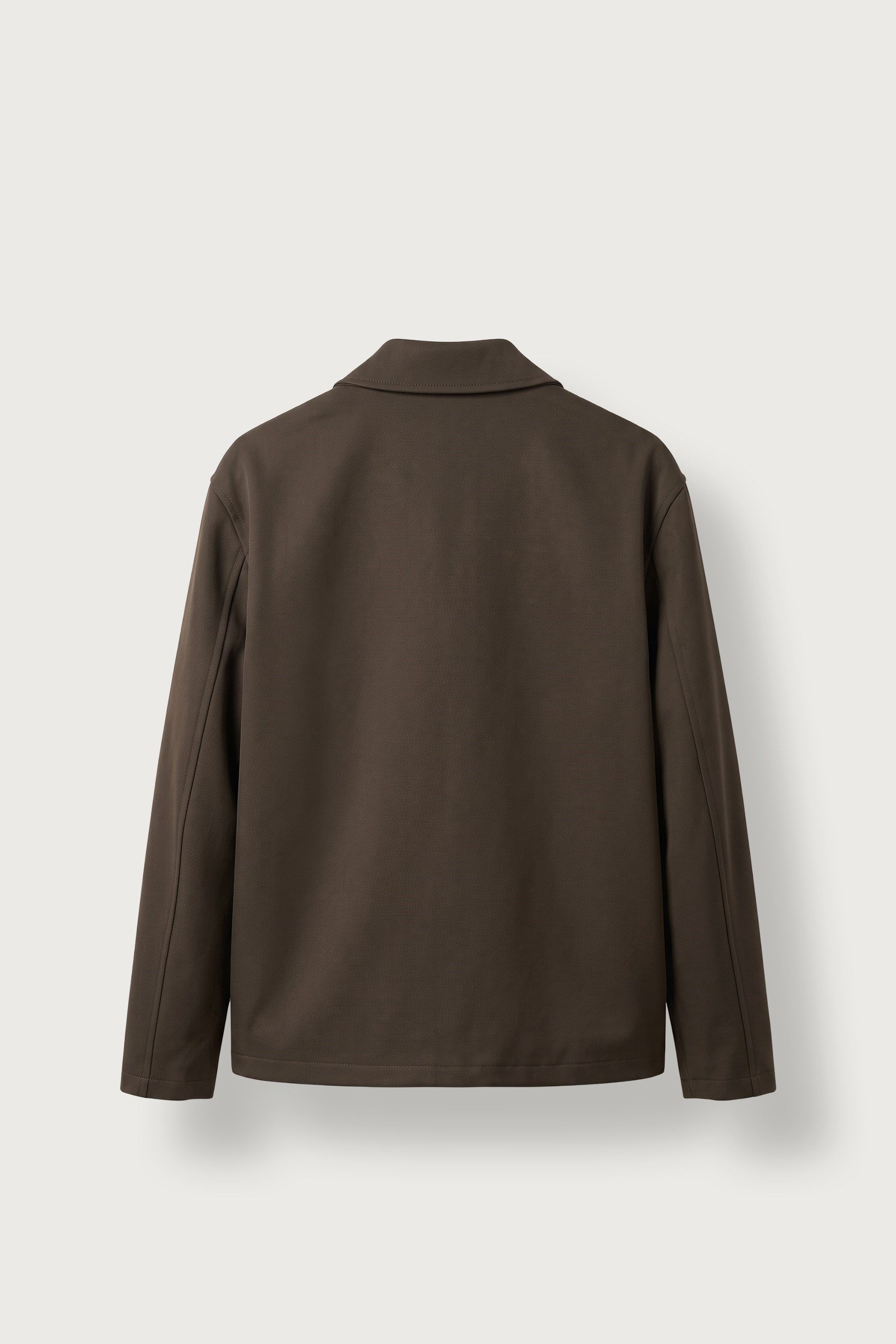 Erkek Relax Fit Premium Kalın Gabardin Ceket Kahverengi