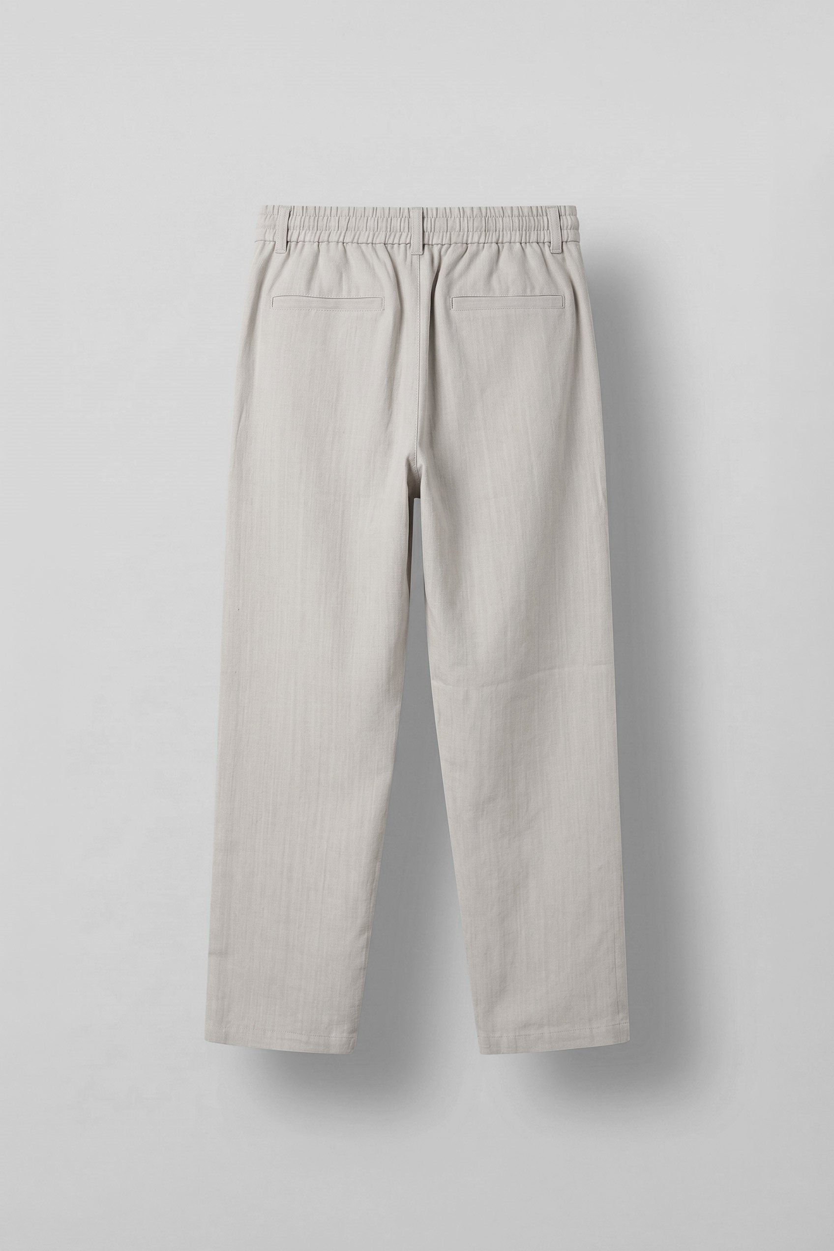 Erkek Relaxed Fit Bağcıklı Rahat Kalıp Pantolon Açık Gri