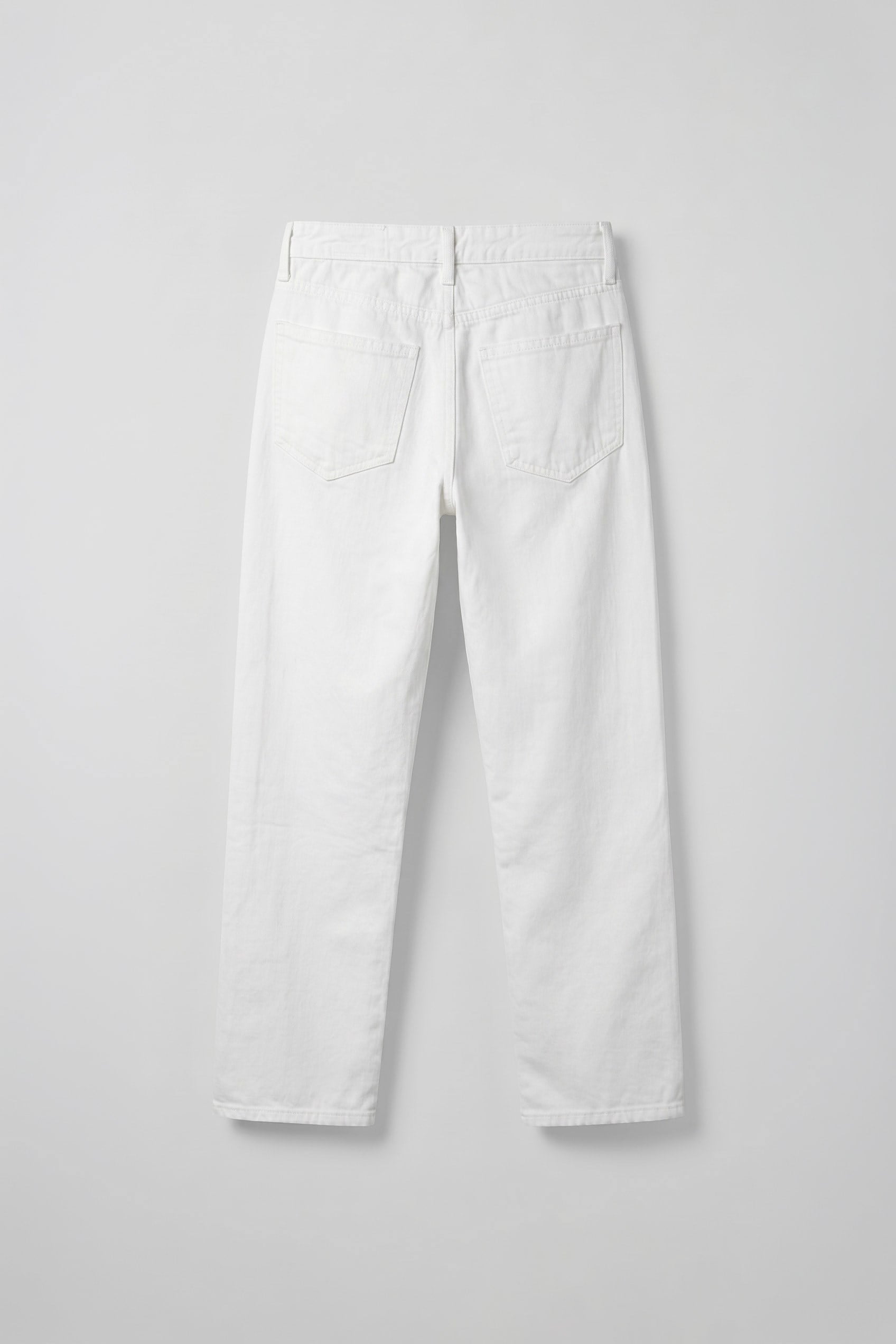 Erkek Relaxed Fit Basic Beyaz Jean Beyaz