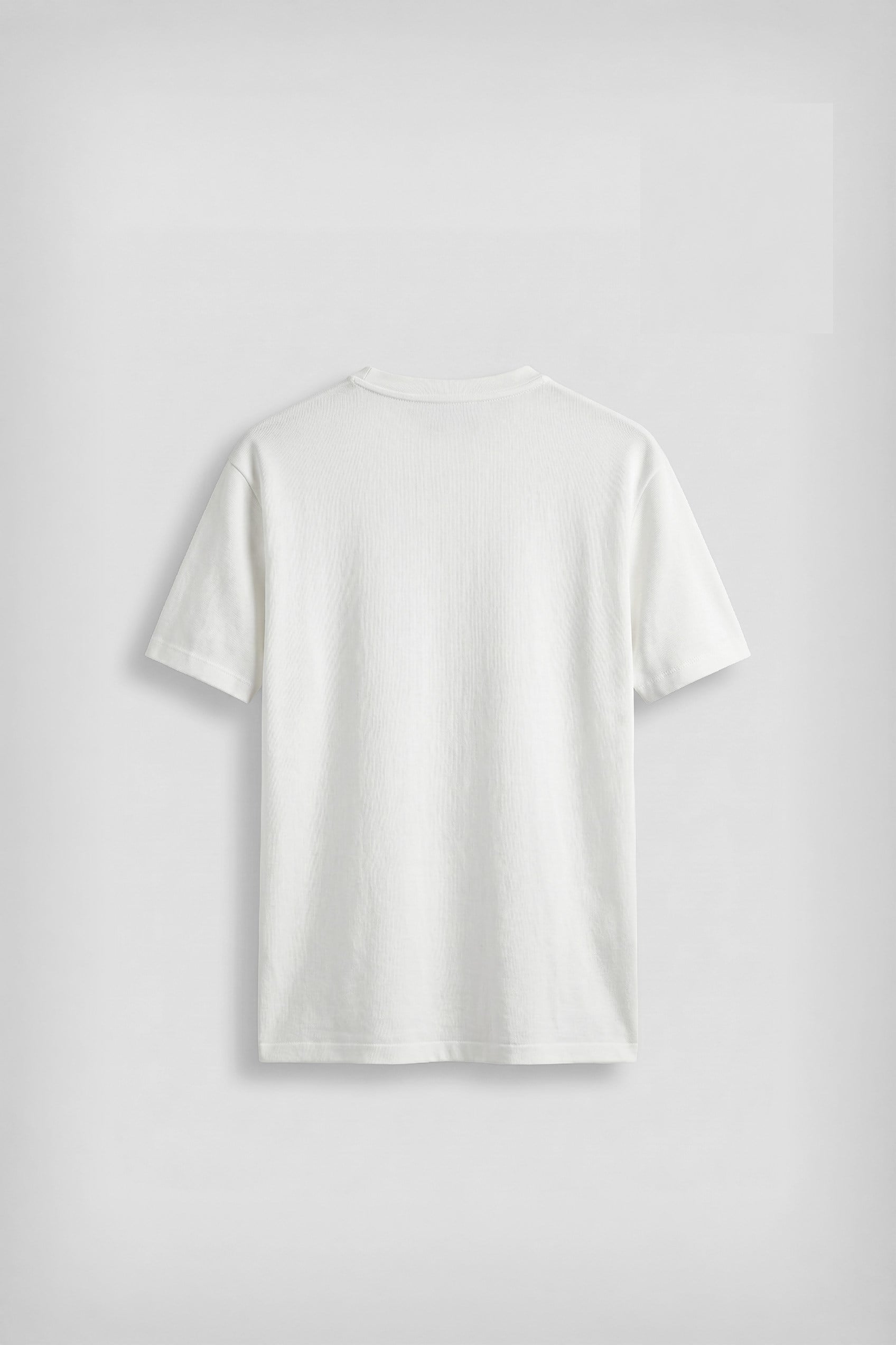 Erkek Relaxed Fit Düğmeli Henley Yaka Basic T-Shirt Beyaz