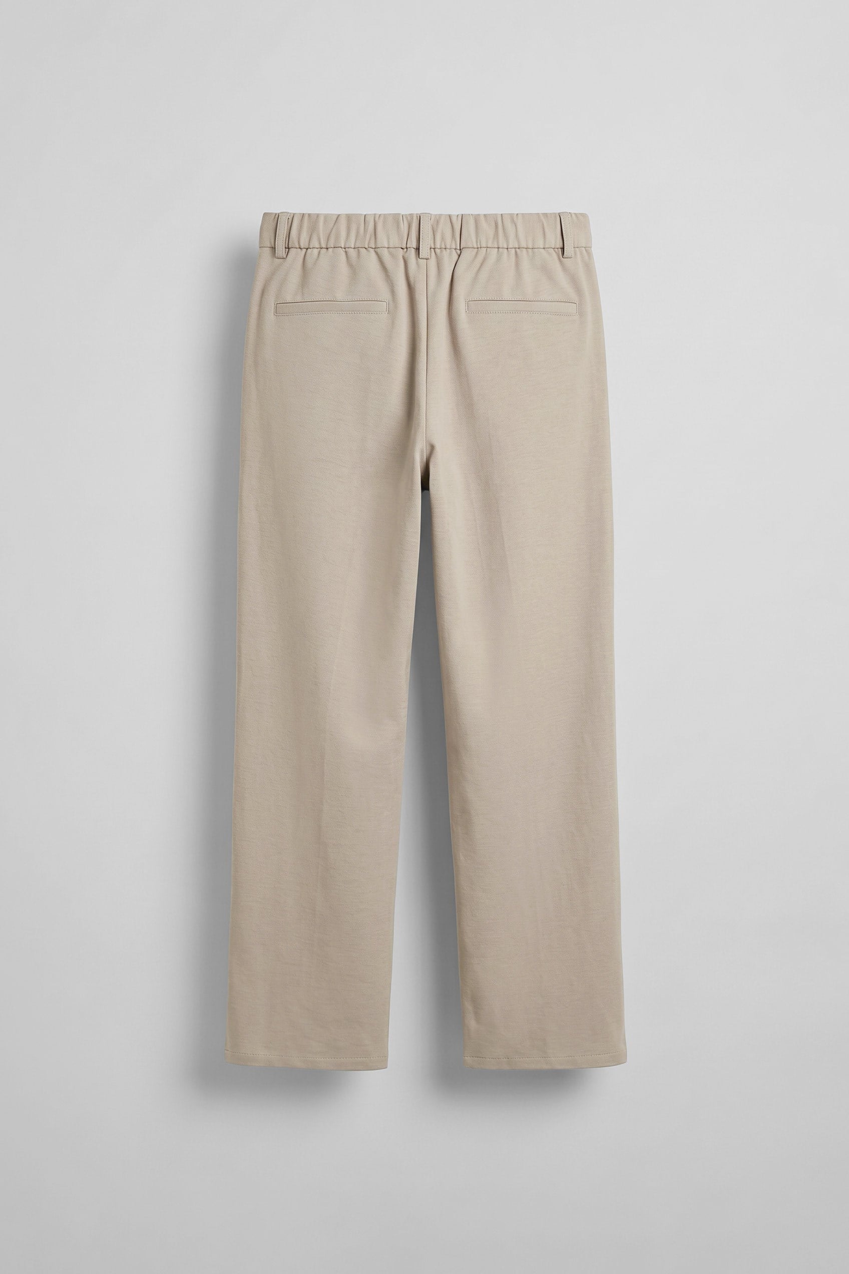 Erkek Relaxed Fit Keten Görünümlü Pantolon Bej