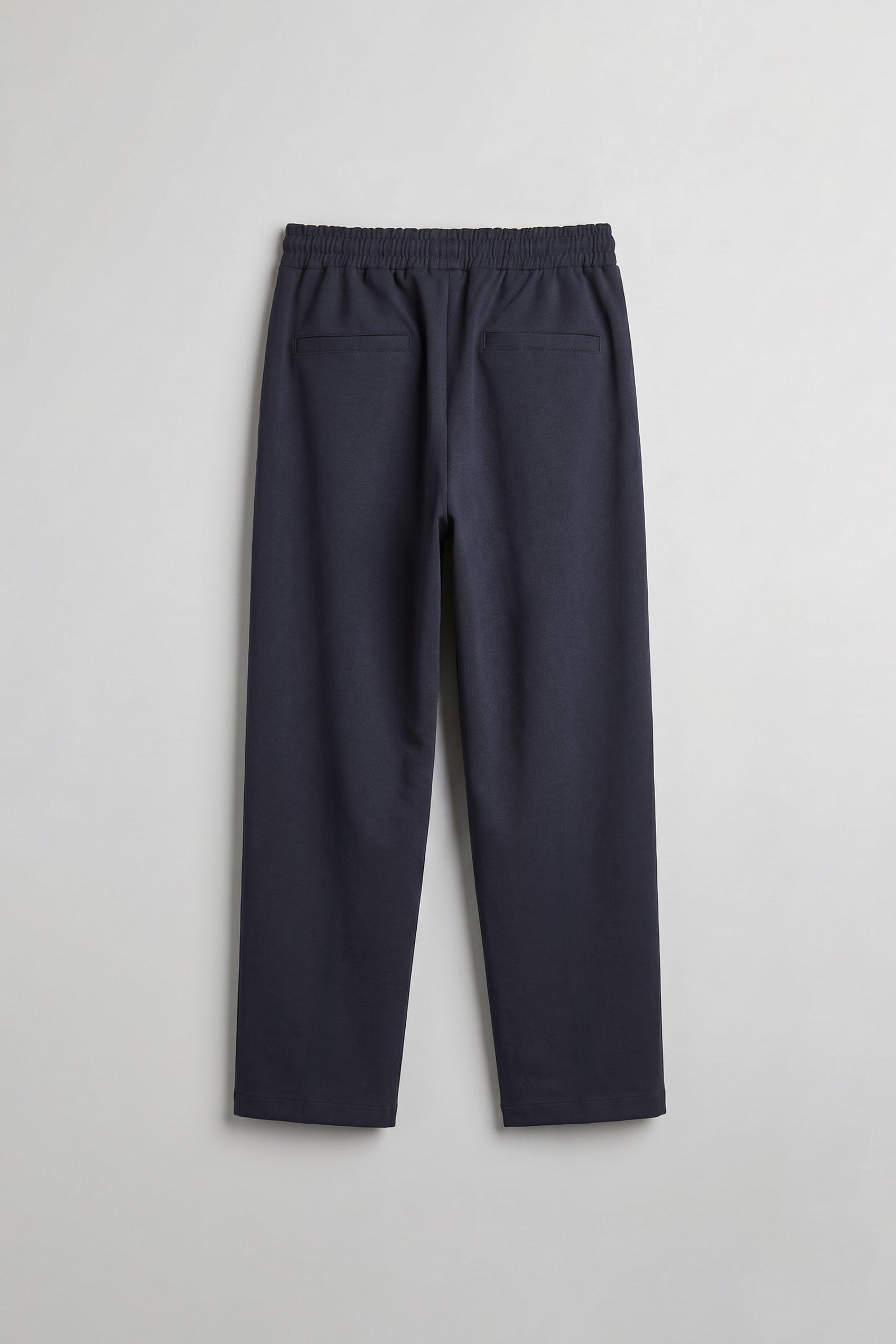 Erkek Relaxed Fit Lastikli Bel Pileli Pantolon Lacivert