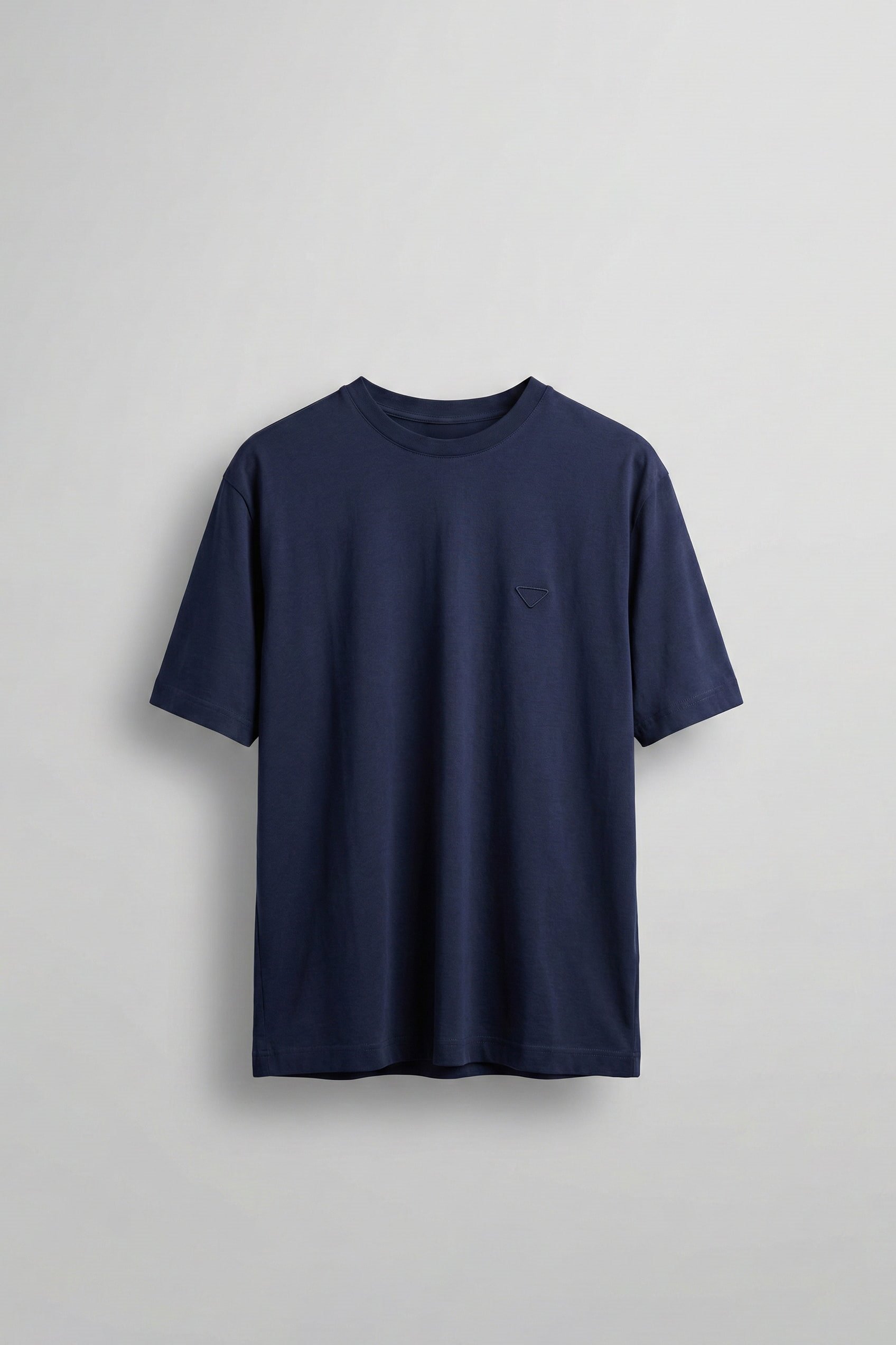 Erkek Relaxed Fit Yumuşak Dokulu Basic T-Shirt Lacivert