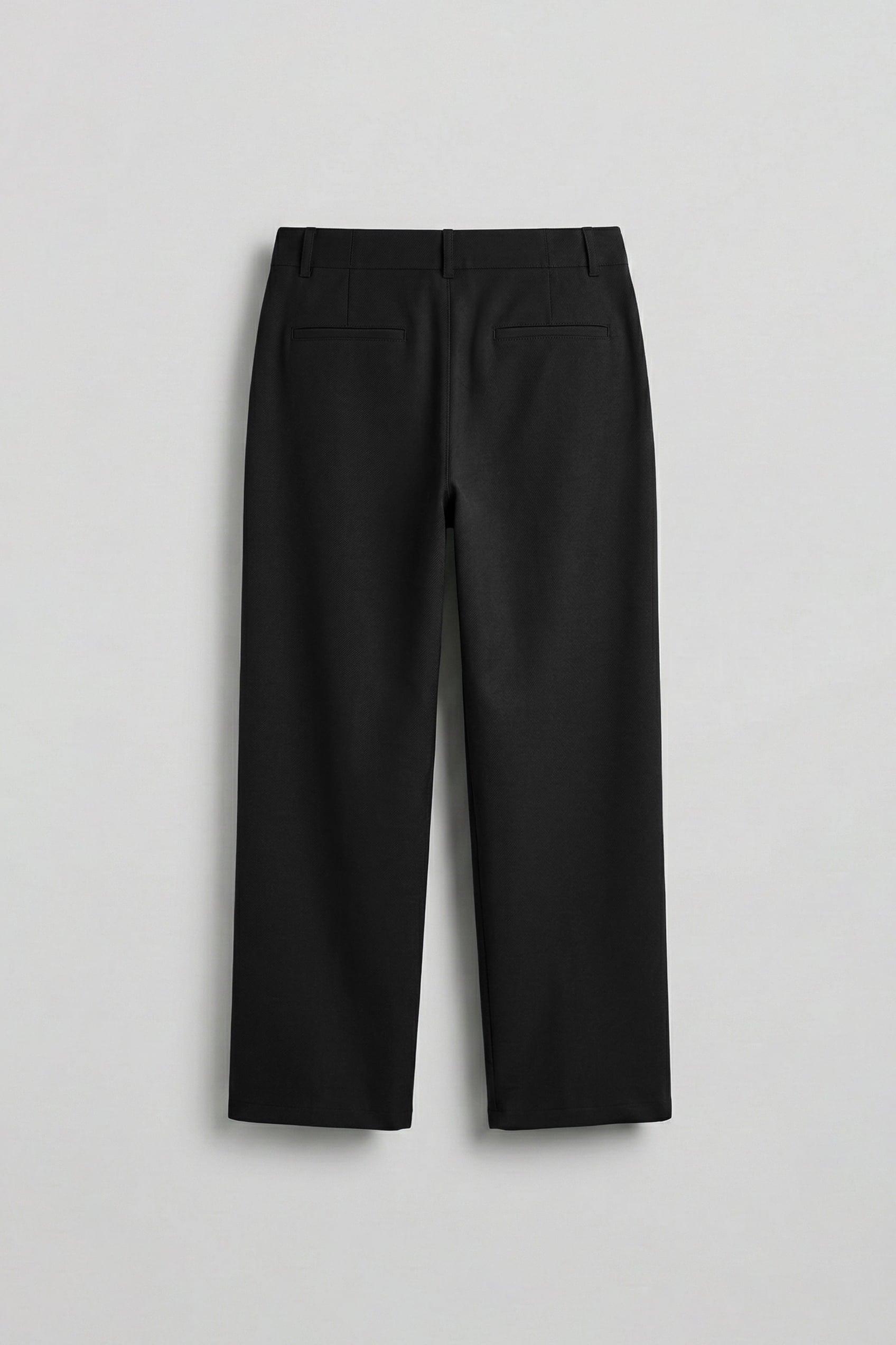 Erkek Smart Casual Bol Paça Relaxed Fit Pantolon Siyah