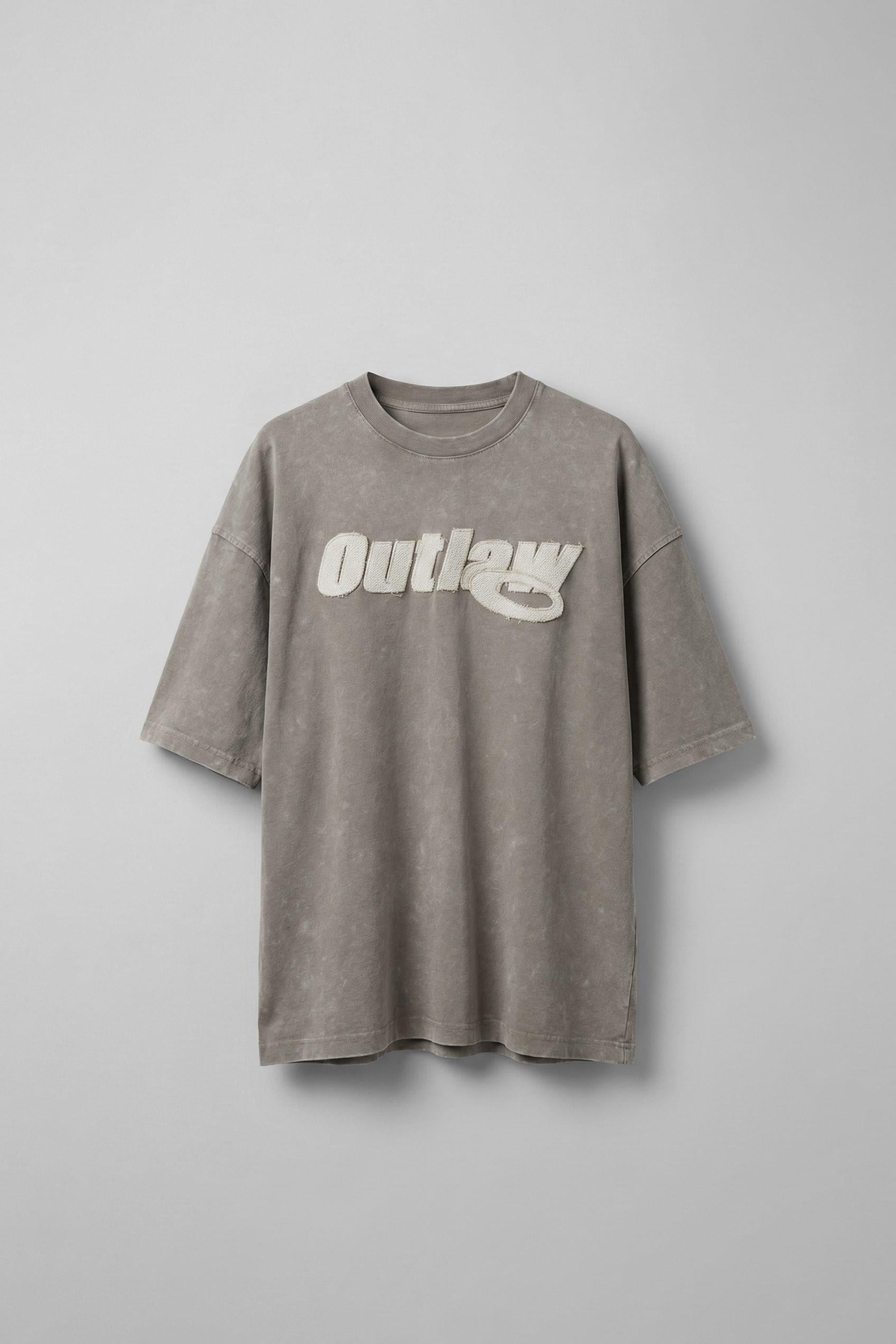 Erkek Yıkamalı Yumuşak Dokulu Oversize T-Shirt Açık Bej