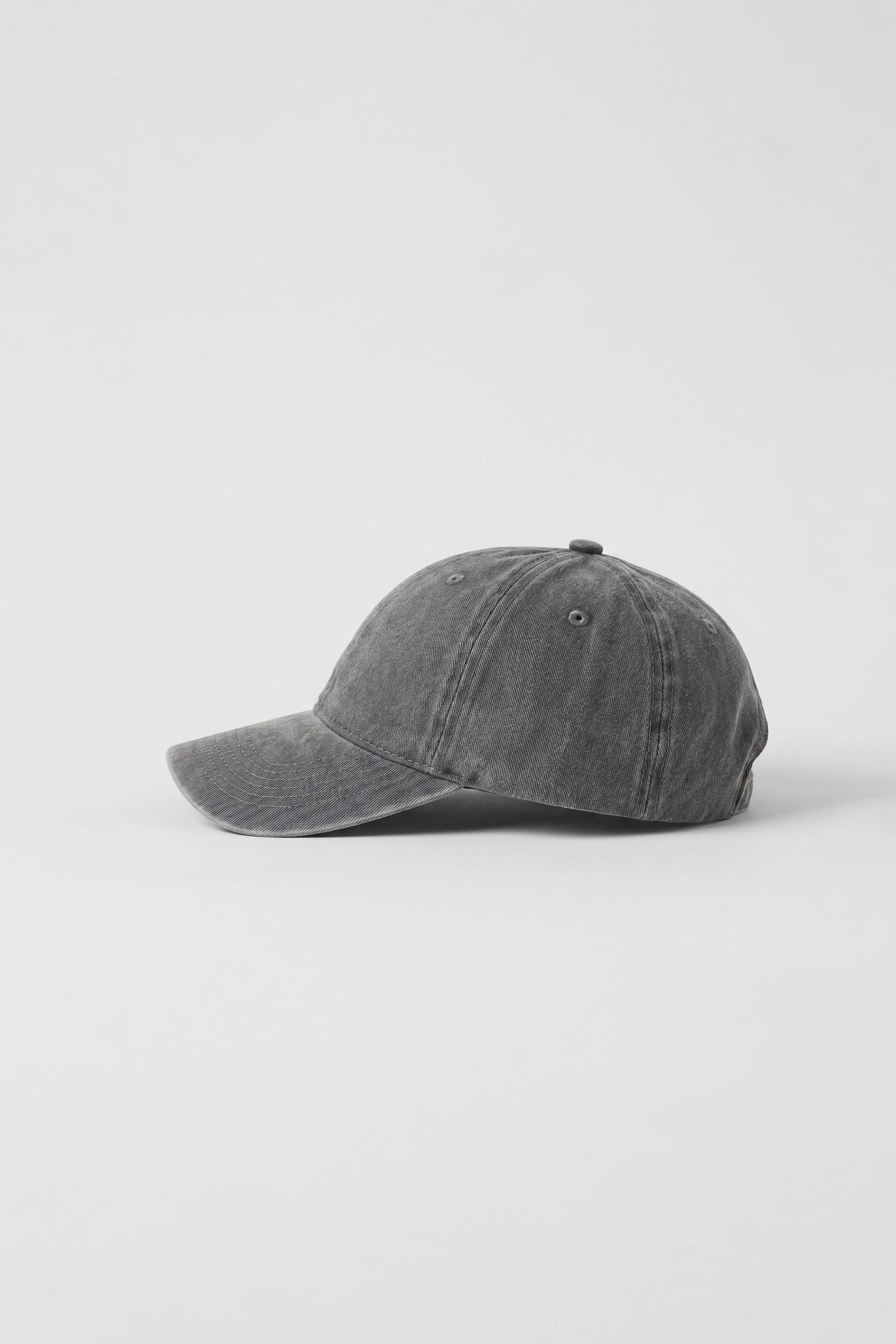 Unisex Basic Yıkamalı Beyzbol Şapka Gri
