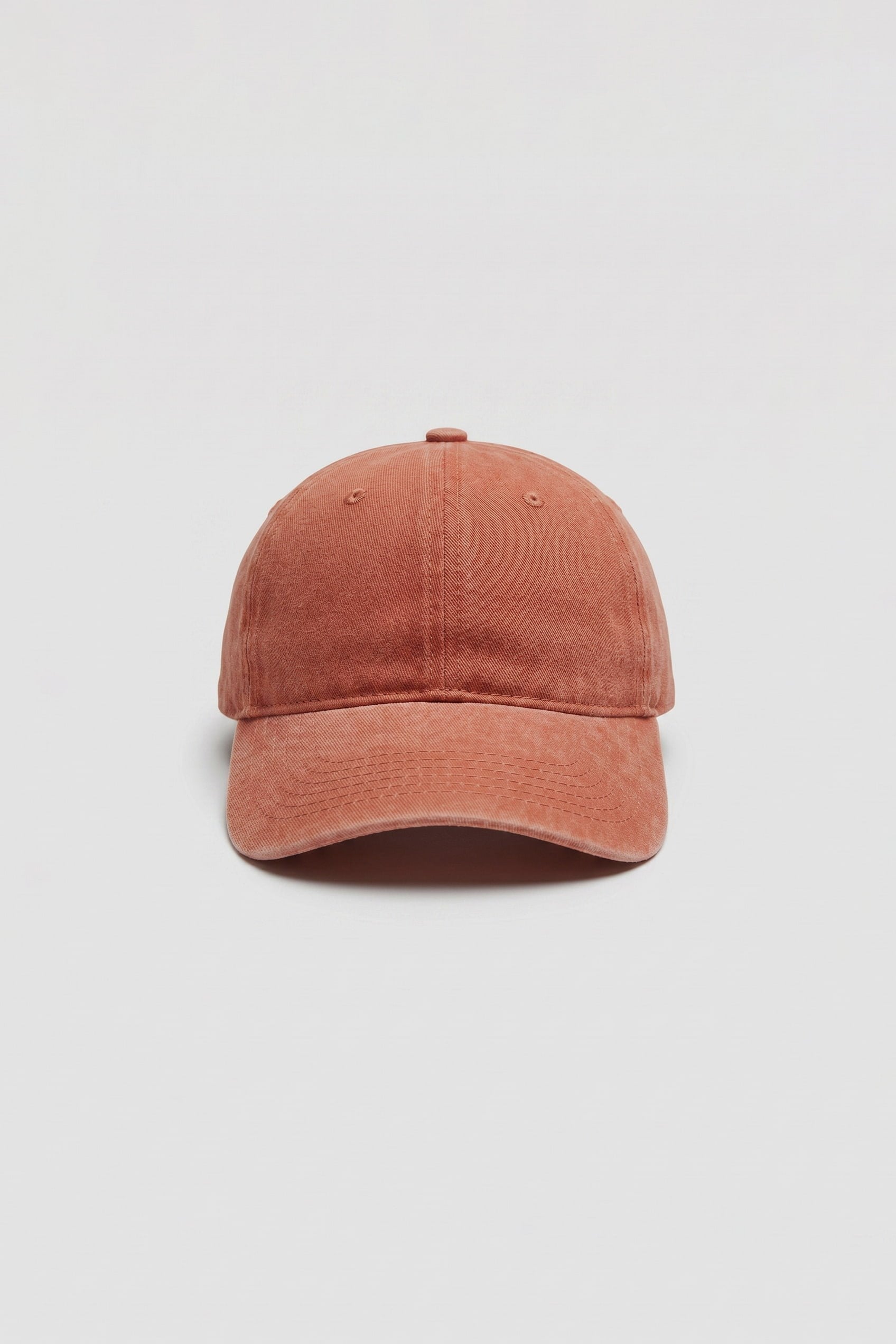 Unisex Basic Yıkamalı Beyzbol Şapka Turuncu