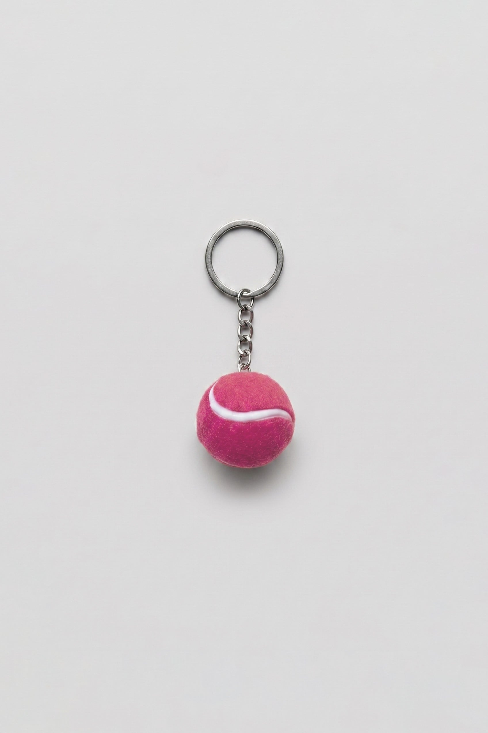 Unisex Tenis Topu Anahtarlık Pembe