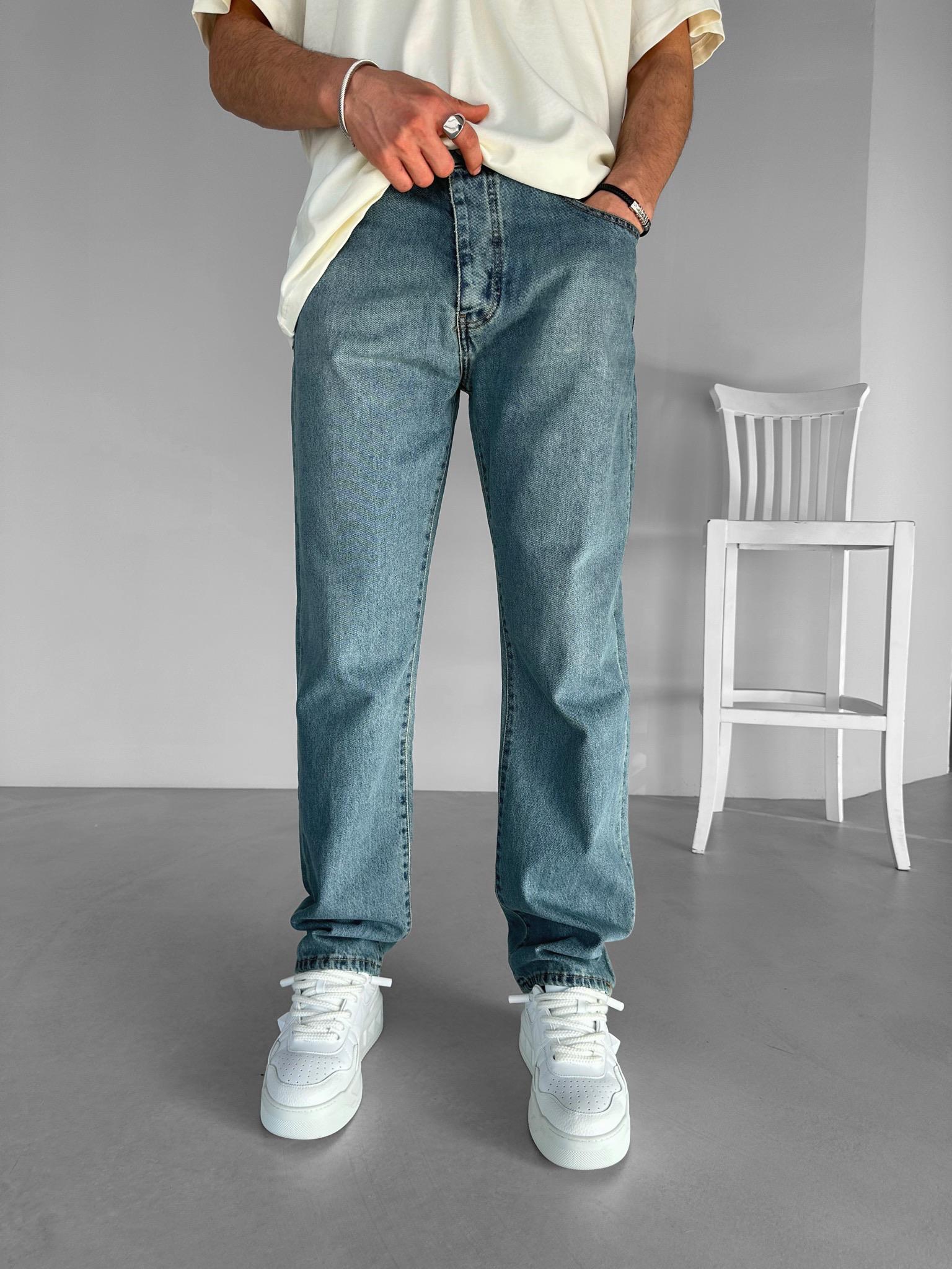 Baggy Fit Jean Pantolon Mavi