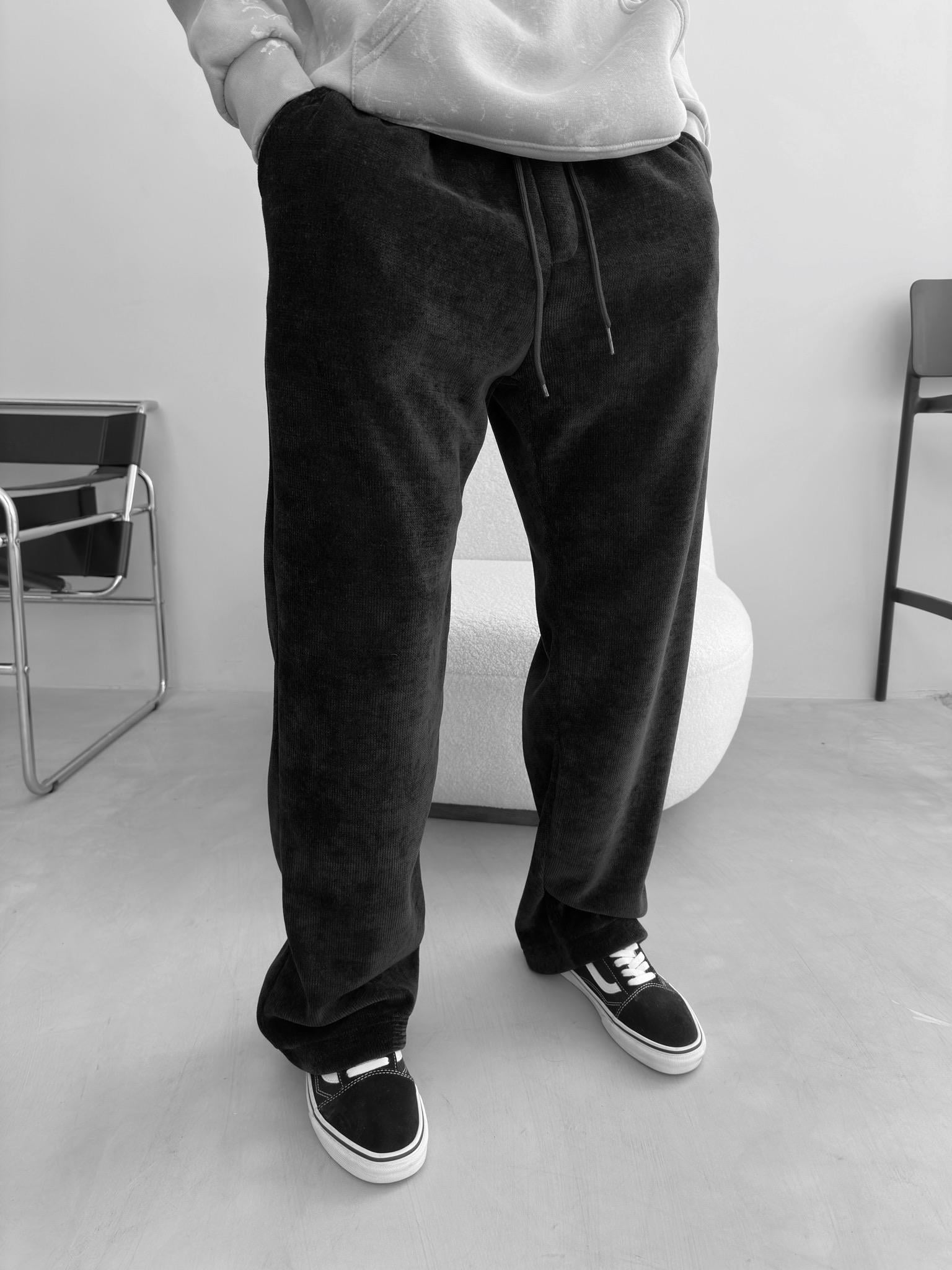 Baggy Rahat Triko Pantolon Siyah