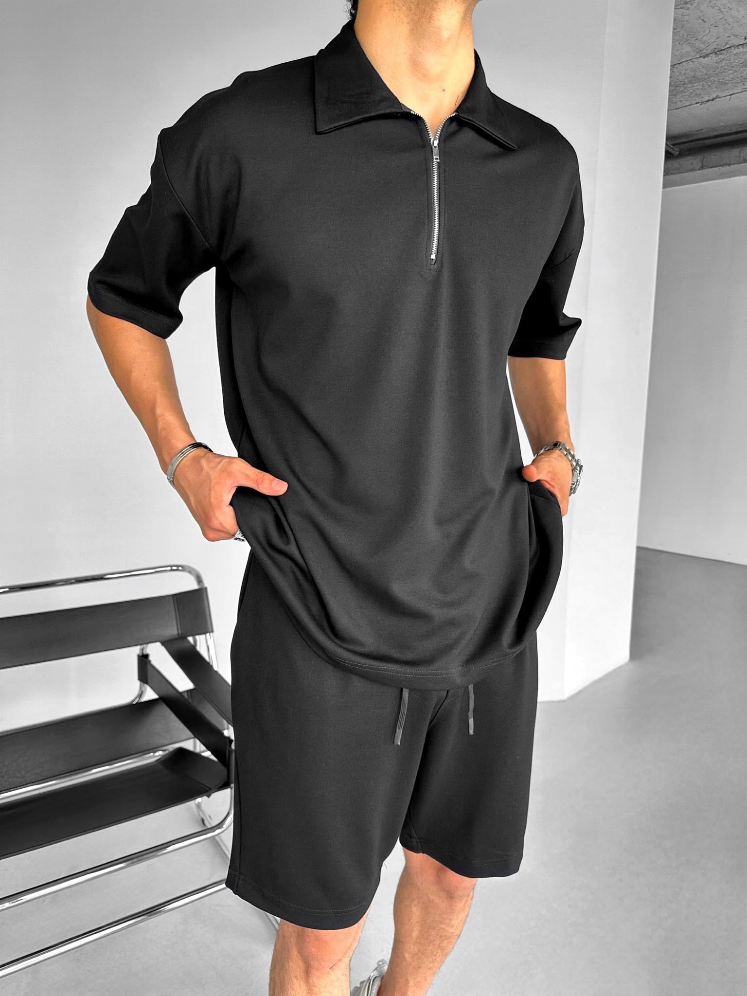 Beli Lastikli Basic Şort Siyah