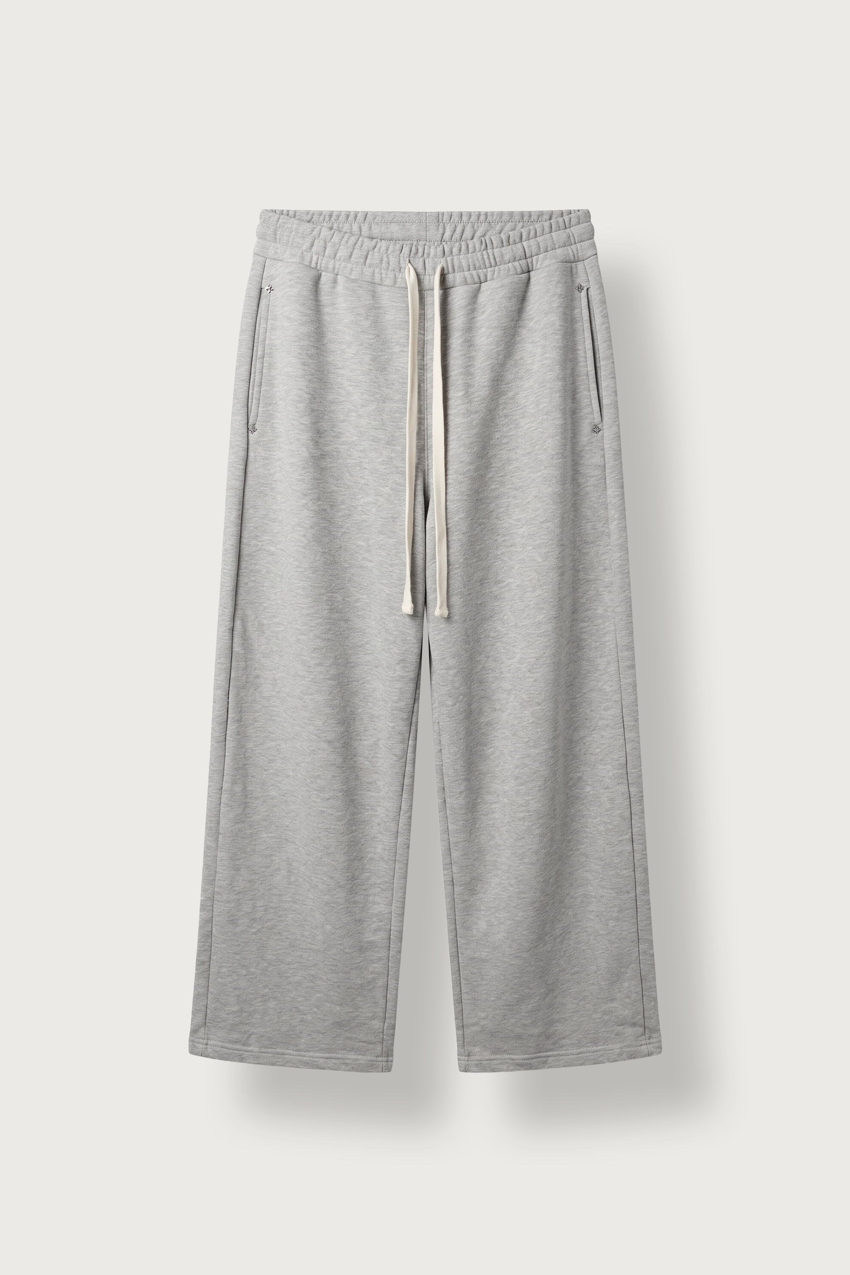 Erkek Baggy Fit Basic Pamuklu Eşofman Altı Gri