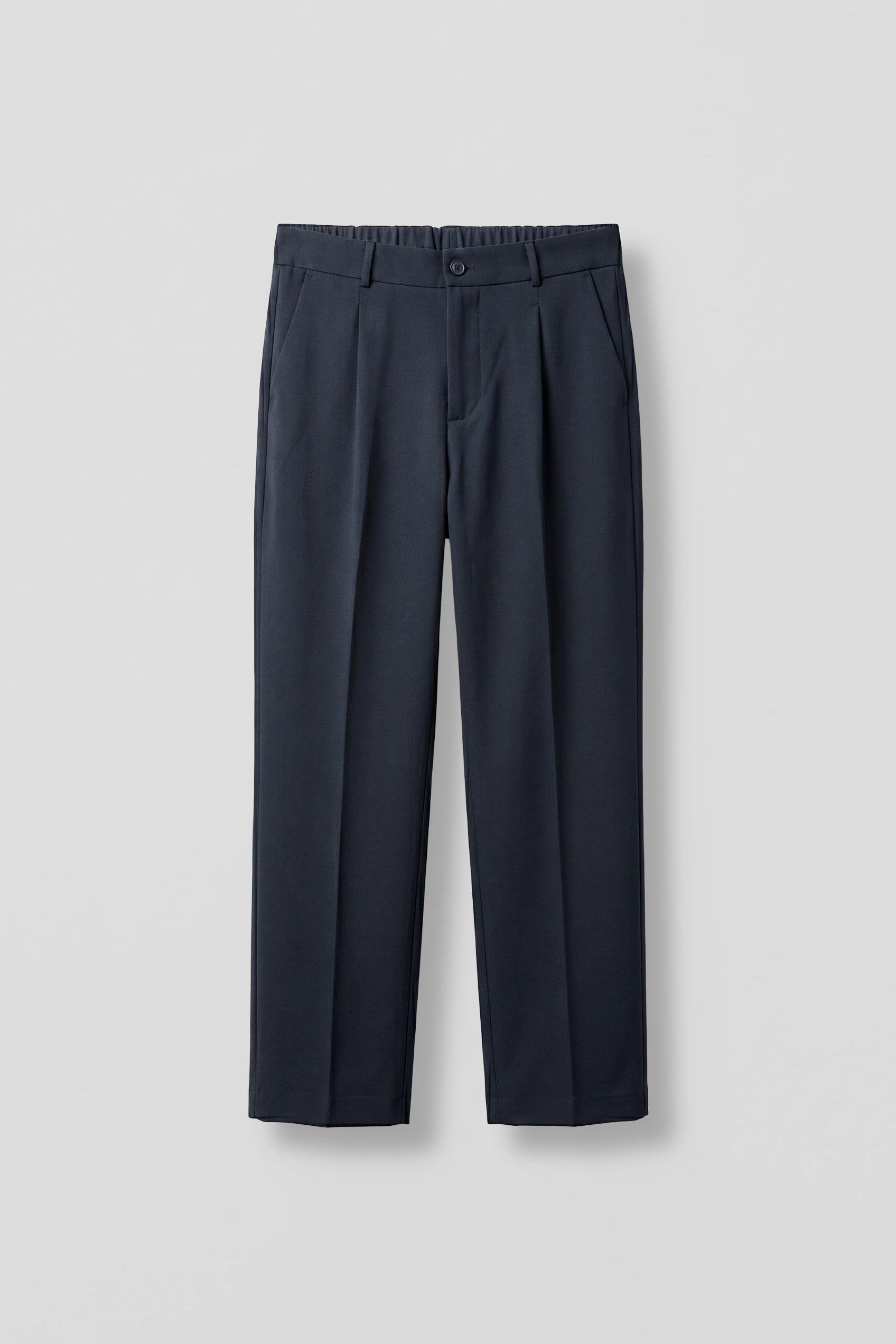 Erkek Baggy Fit Beli Lastikli Rahat Pantolon Lacivert