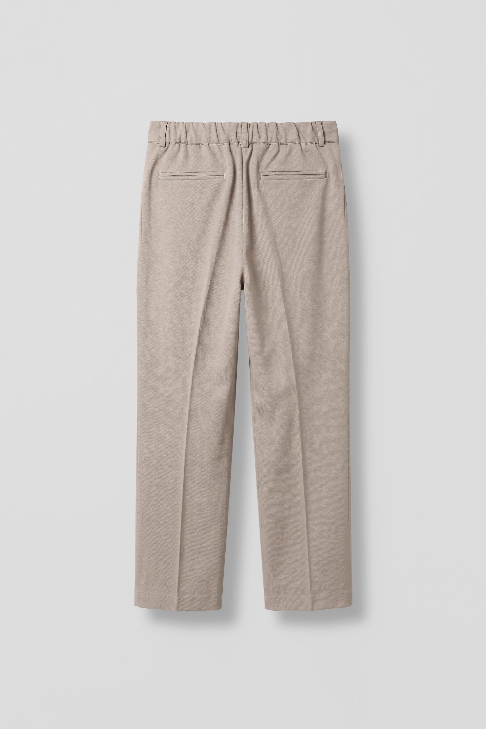 Erkek Baggy Fit Beli Lastikli Rahat Pantolon Bej