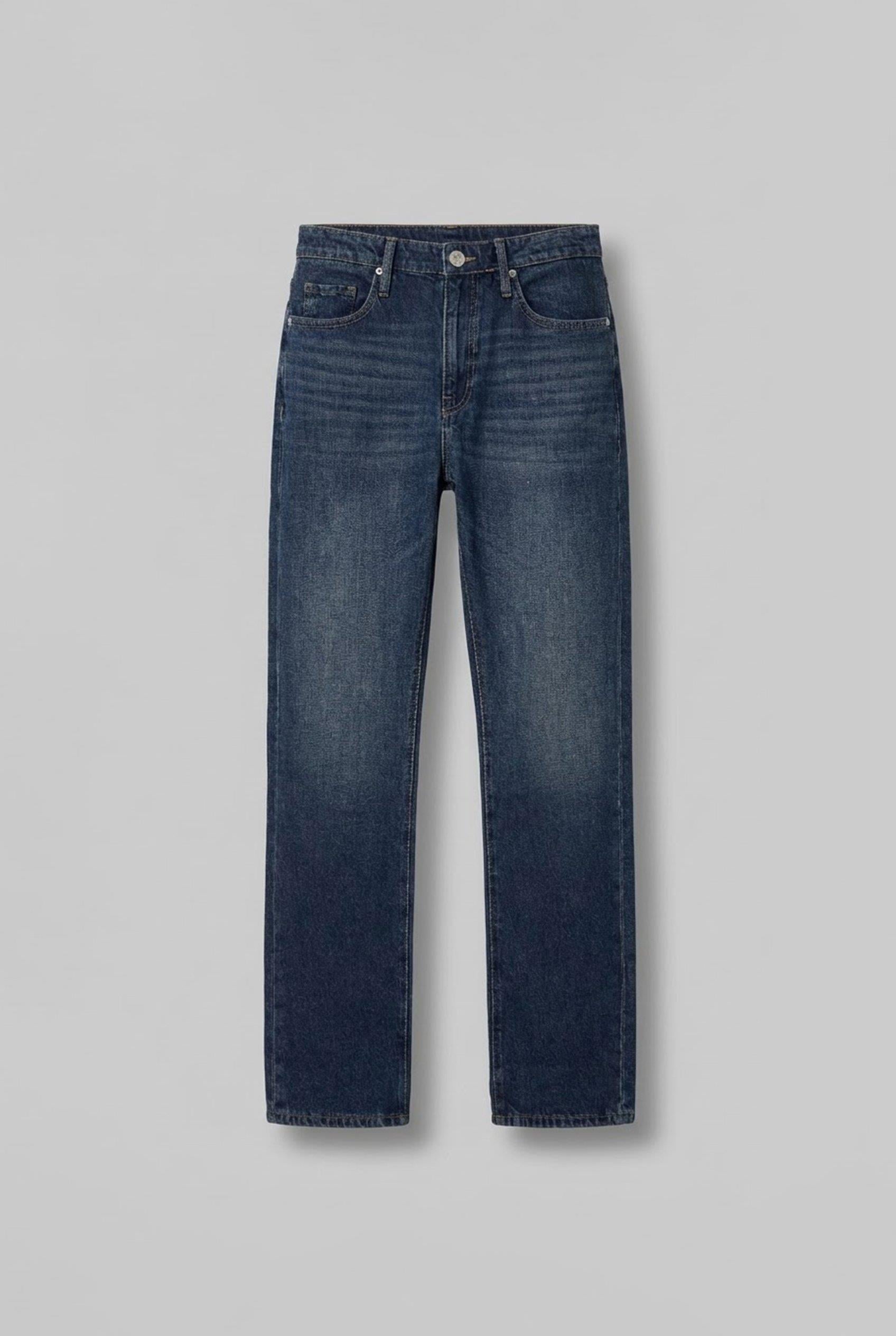 Erkek Baggy Fit Jean Pantolon Lacivert