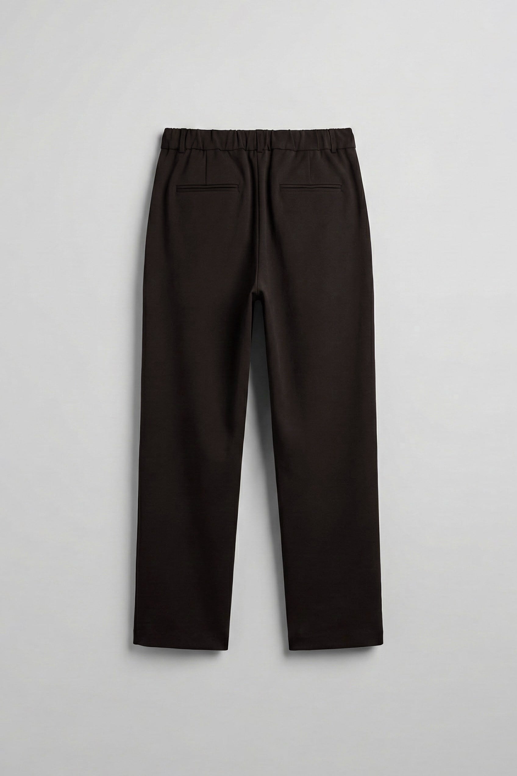 Erkek Baggy Fit Kumaş Pantolon Kahve