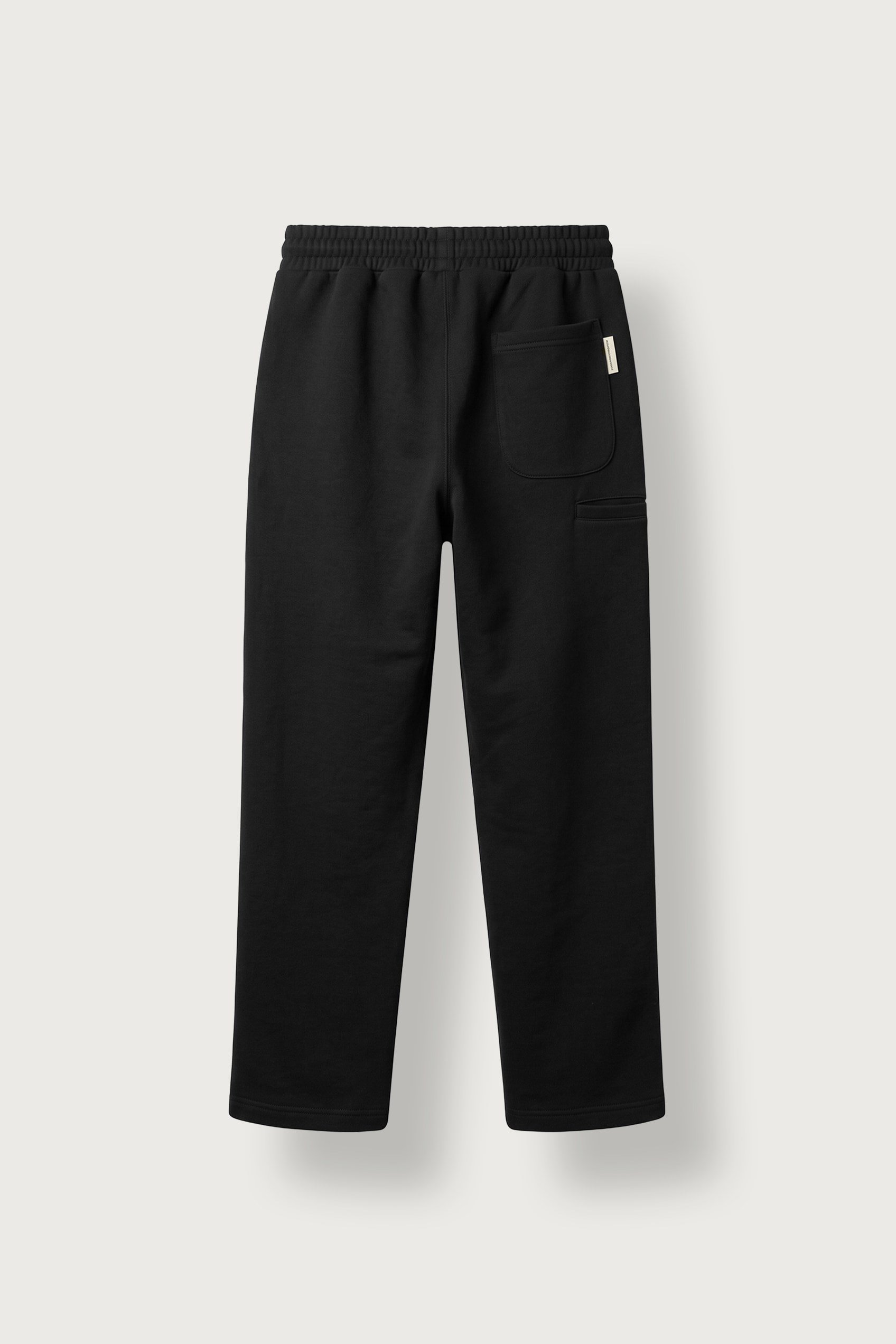 Erkek Baggy Fit Ön Dikiş Detaylı Scuba Eşofman Altı Siyah