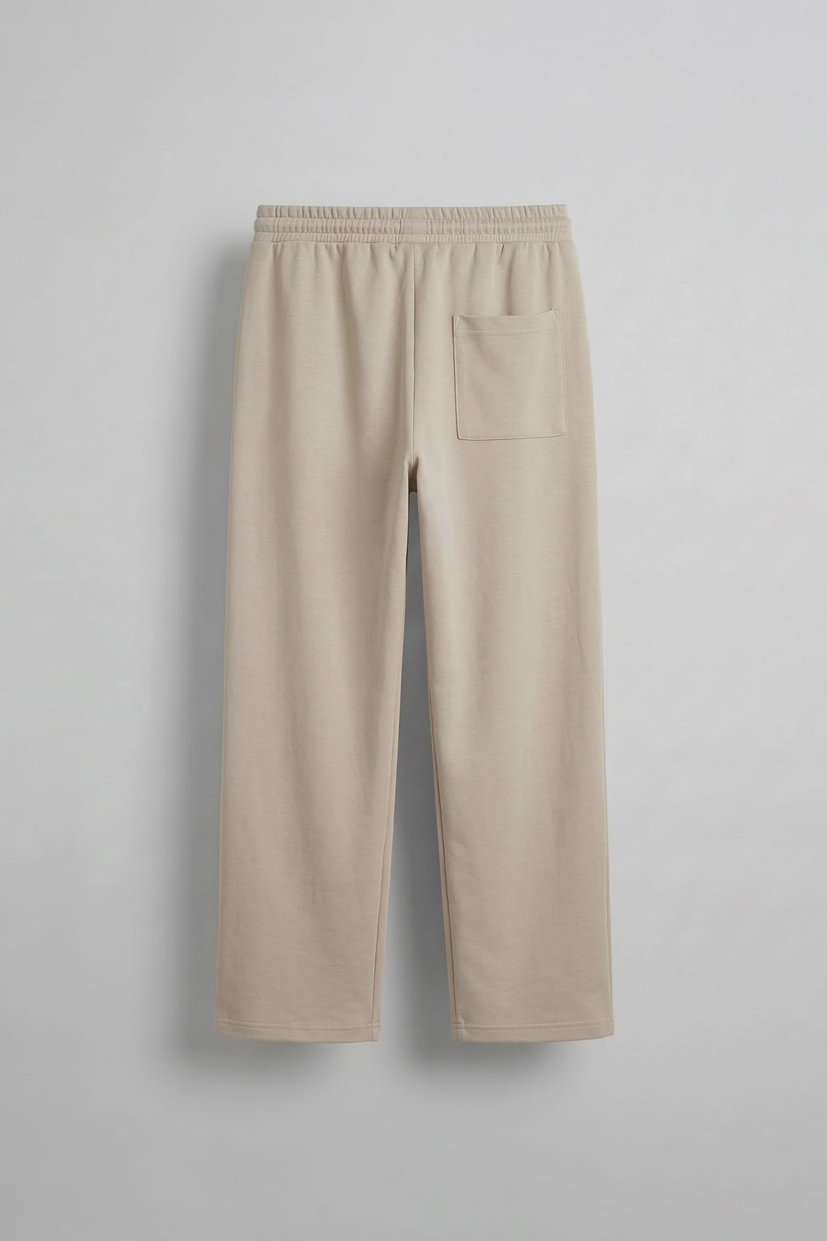 Erkek Baggy Fit Rahat Kesim Esnek Kumaş Eşofman Altı Bej