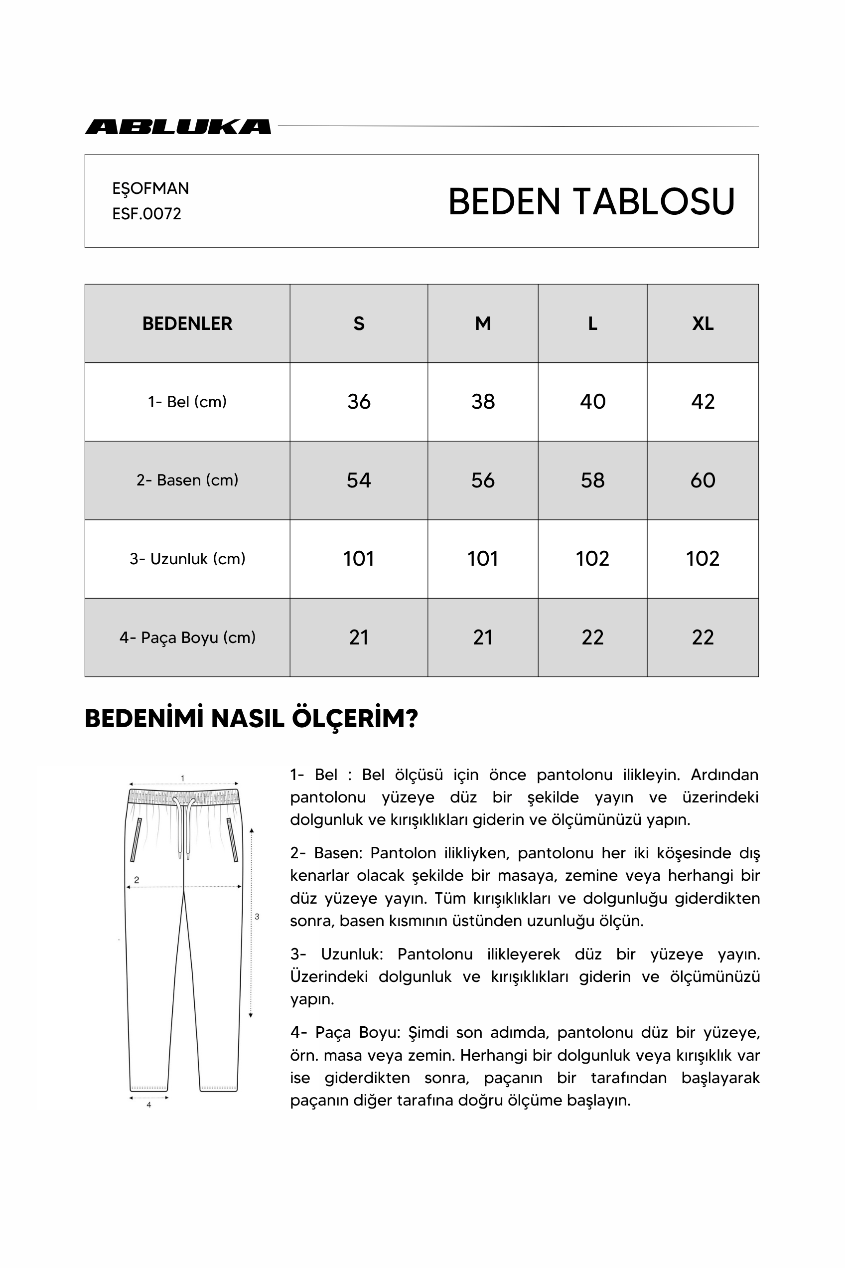 Erkek Baggy Fit Rahat Kesim Esnek Kumaş Eşofman Altı Kahverengi