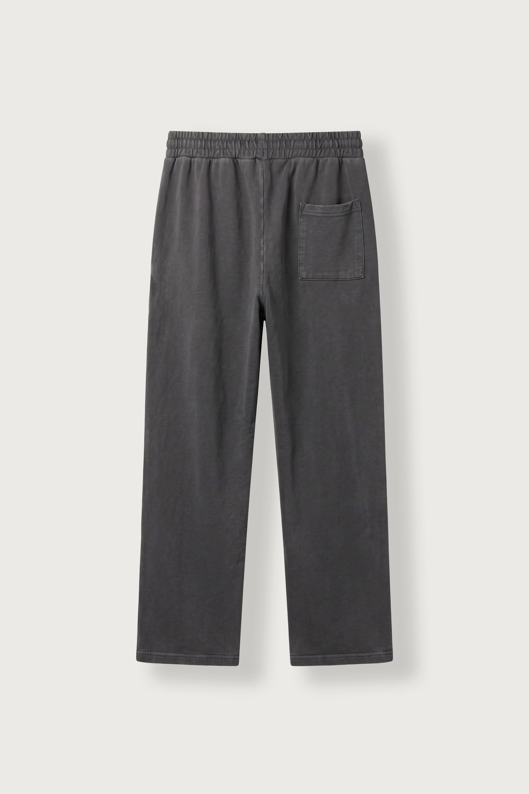 Erkek Baggy Fit Yıkamalı Pamuklu Eşofman Altı Siyah