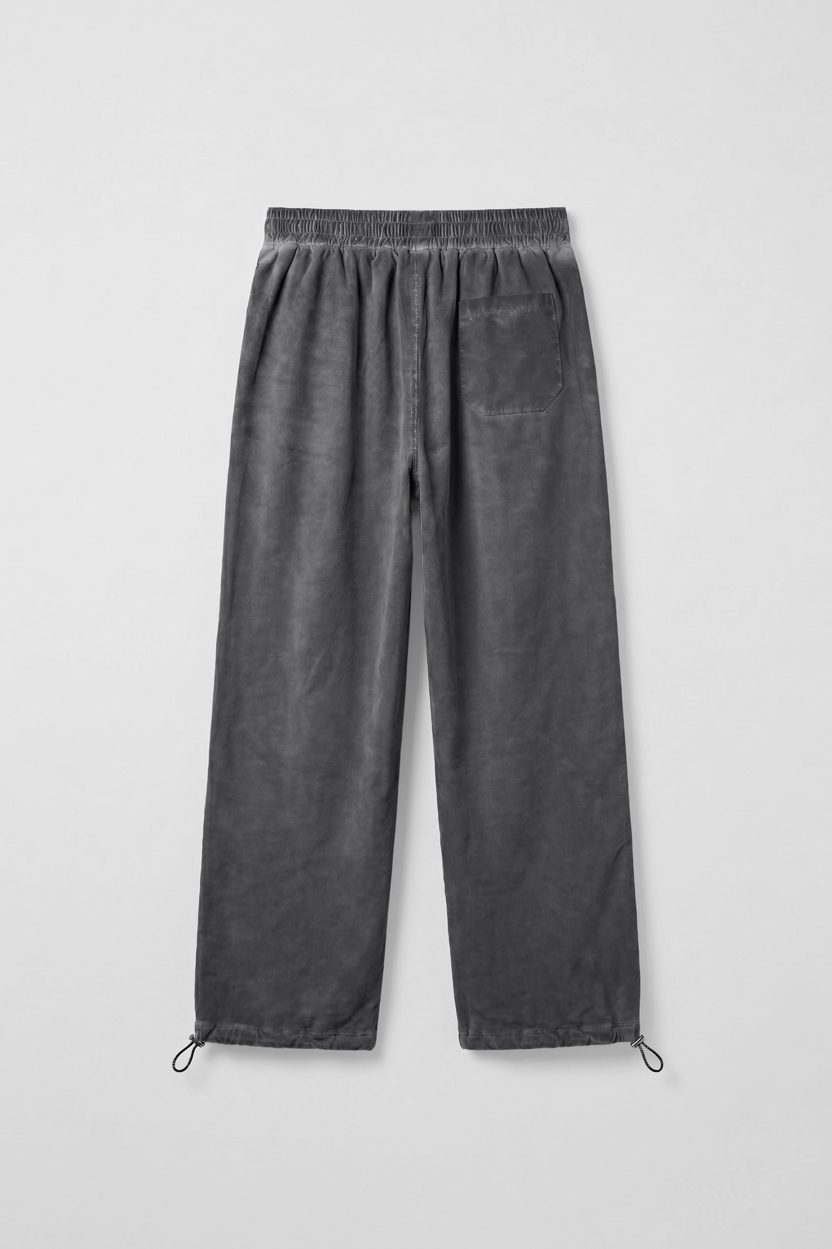 Erkek Baggy Yıkamalı Paraşüt Jogger Eşofman Altı Antrasit