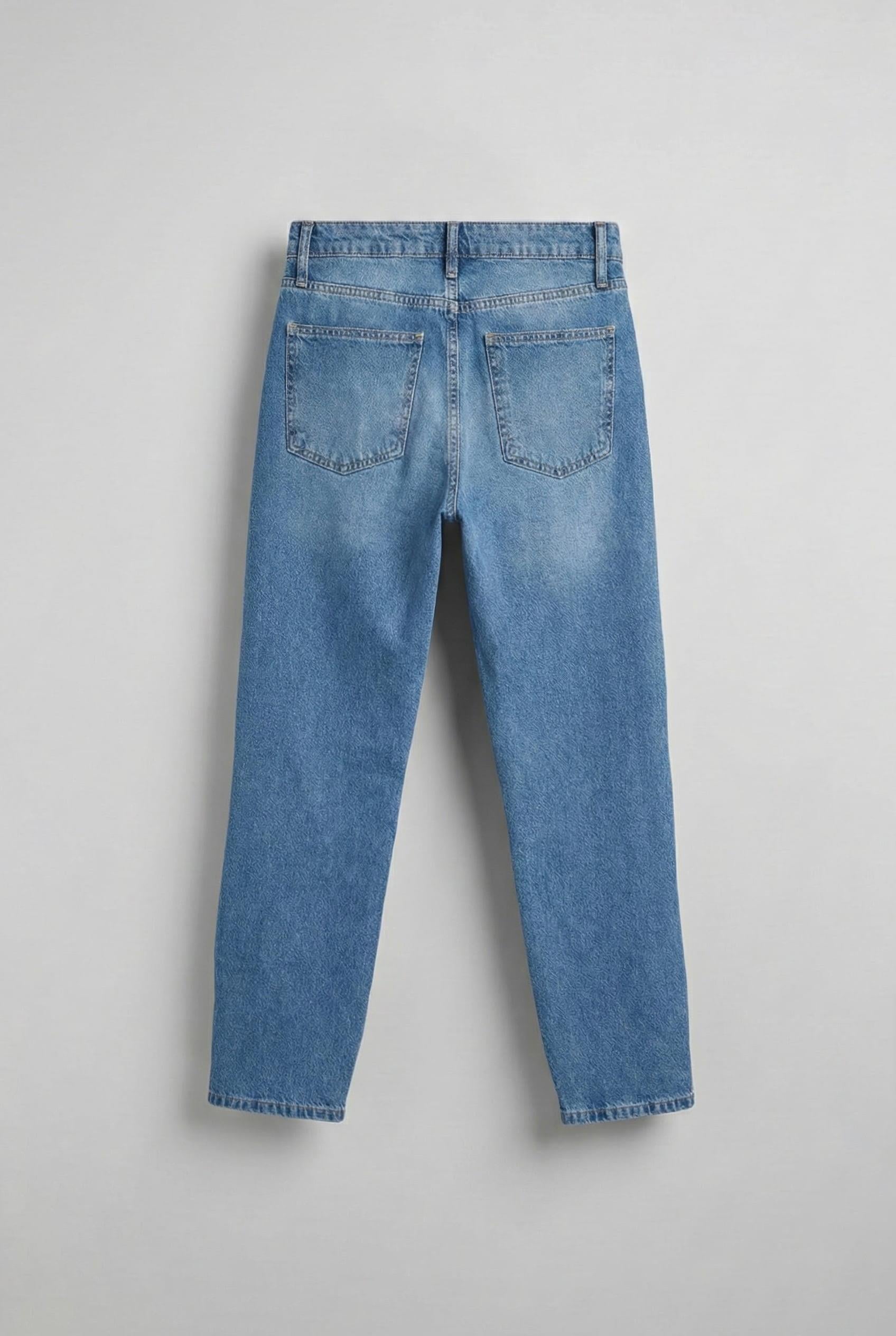 Erkek Basic Boyfriend Jean Mavi