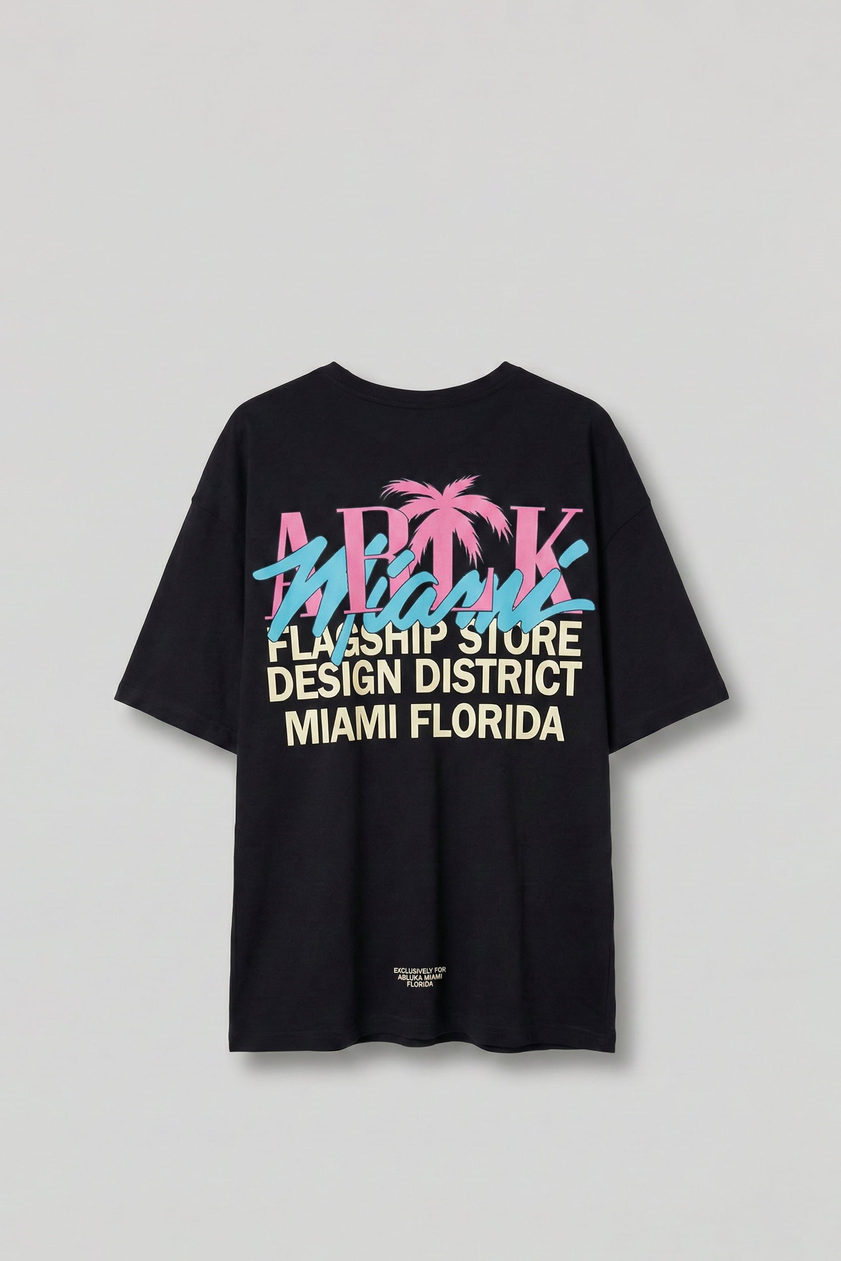 Erkek Baskılı Oversize T-Shirt Siyah