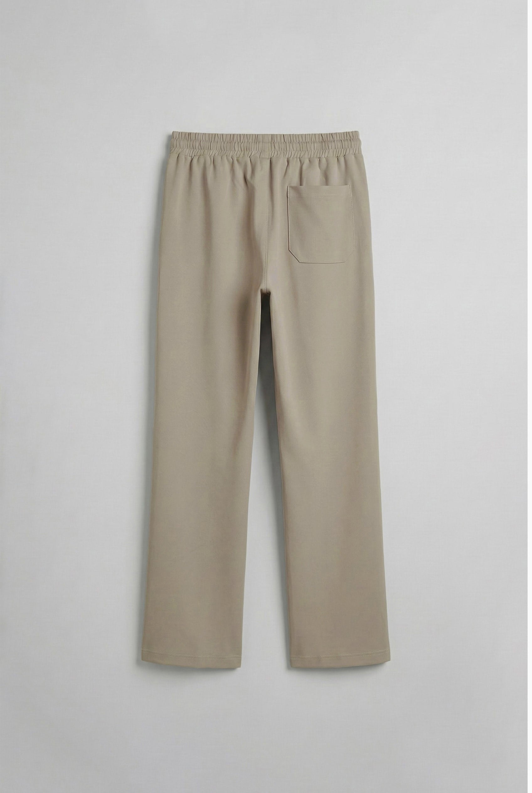 Erkek Beli Lastikli Baggy Pantolon Bej