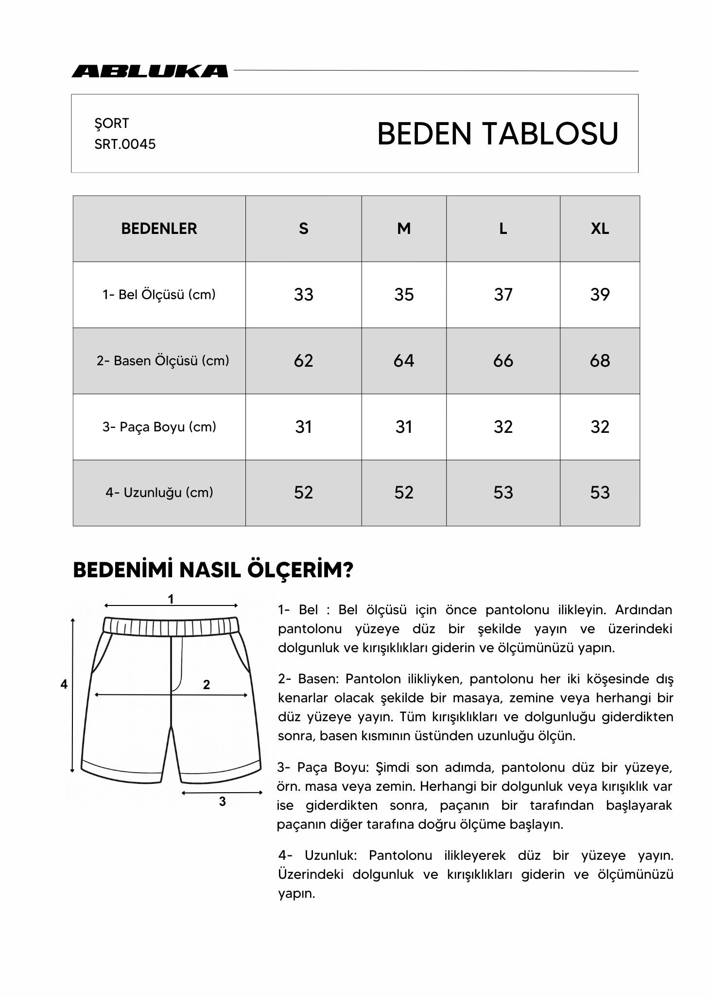 Erkek Beli Lastikli Keten Görünümlü Baggy Şort Kahverengi