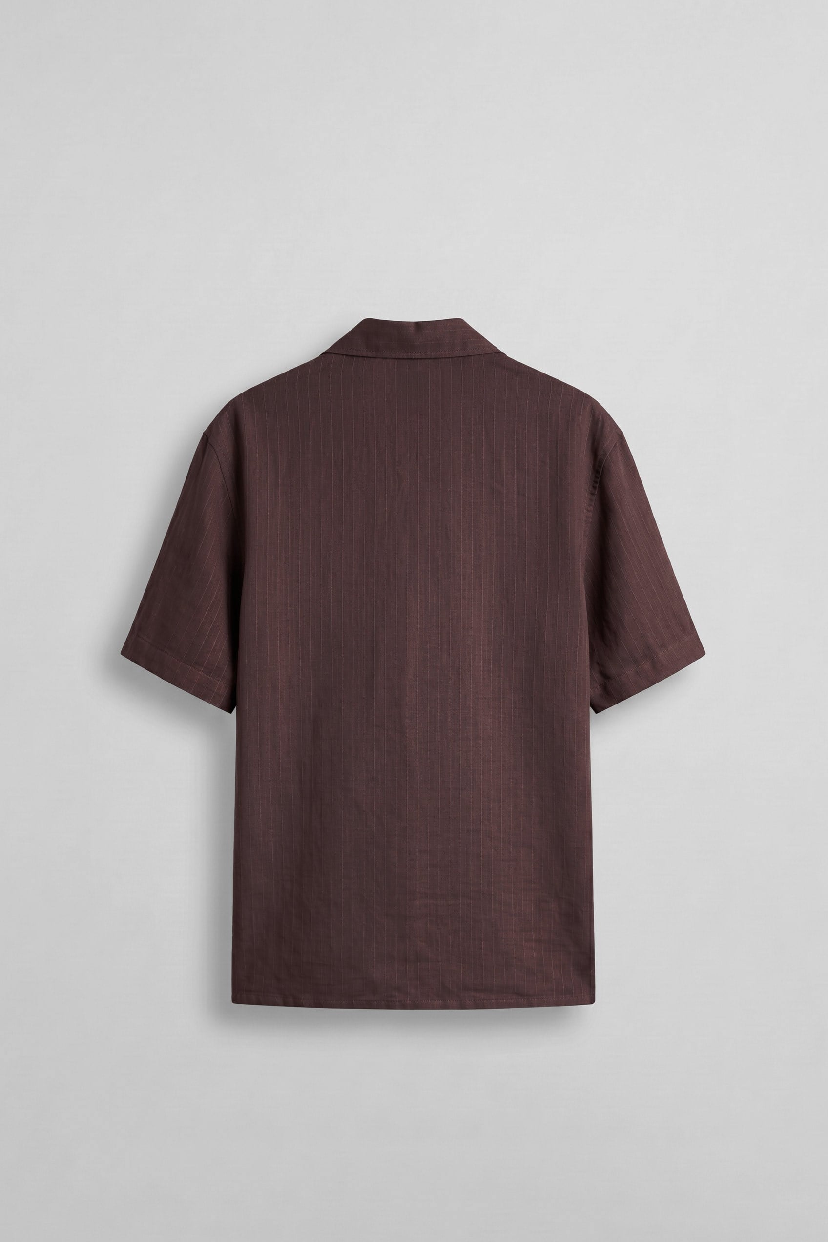 Erkek Boxy Fit Tencel Kumaş Kimono Gömlek Bordo