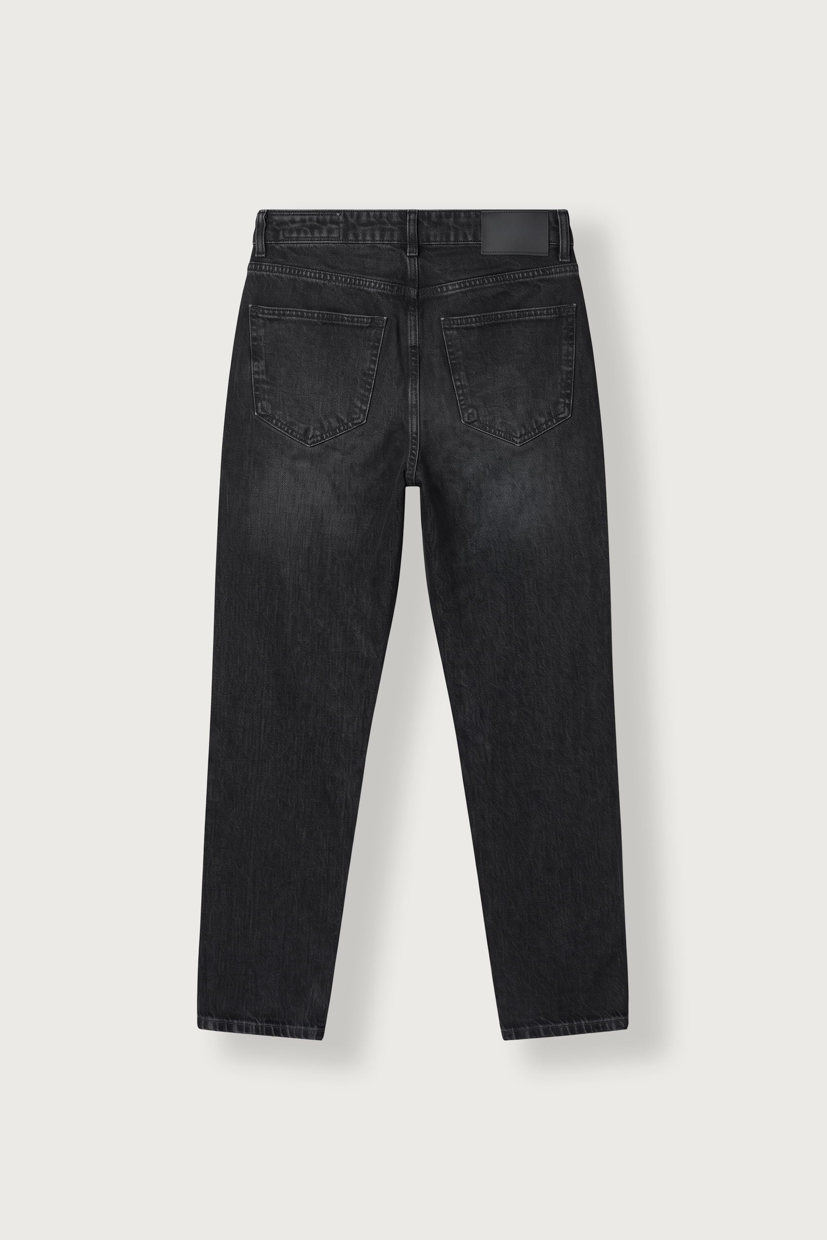 Erkek Boyfriend Fit Yıkamalı Jean Pantolon Siyah