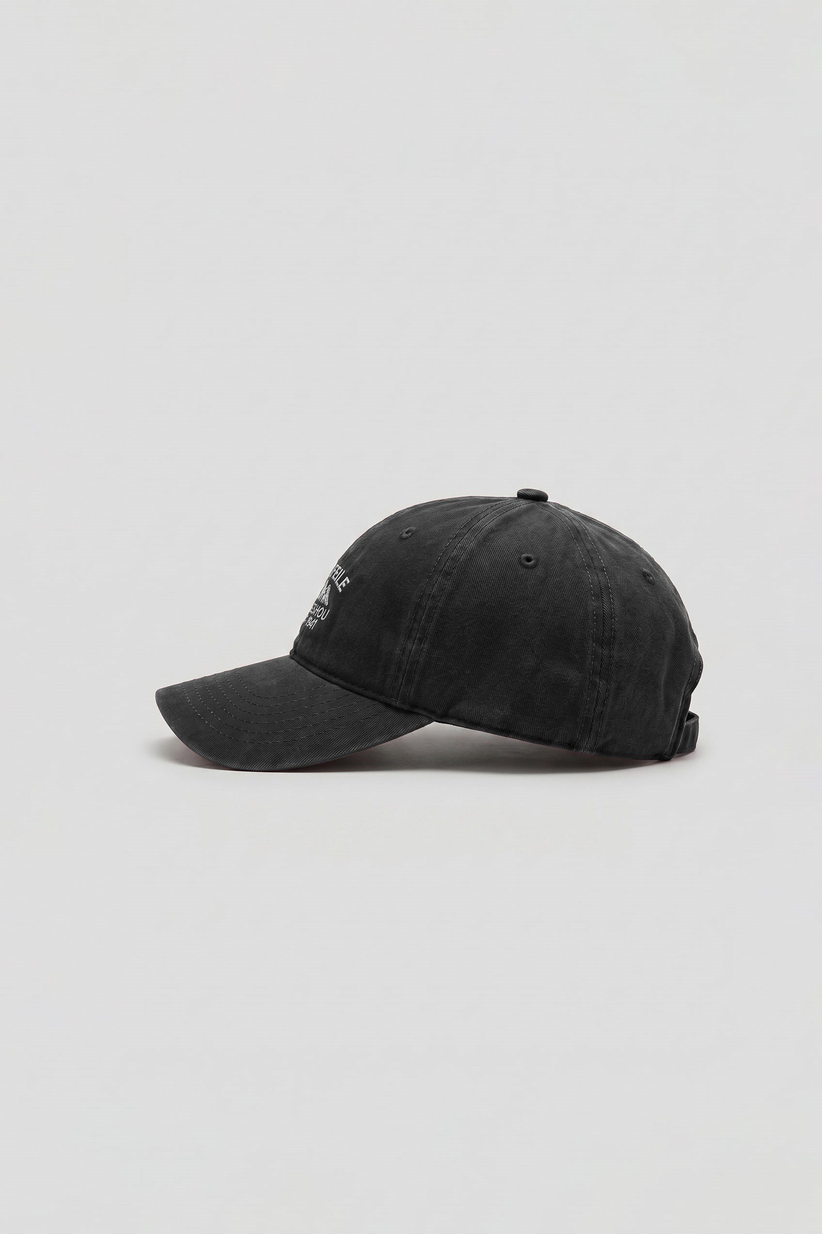 Erkek Casual Minimal Nakışlı Şapka Siyah