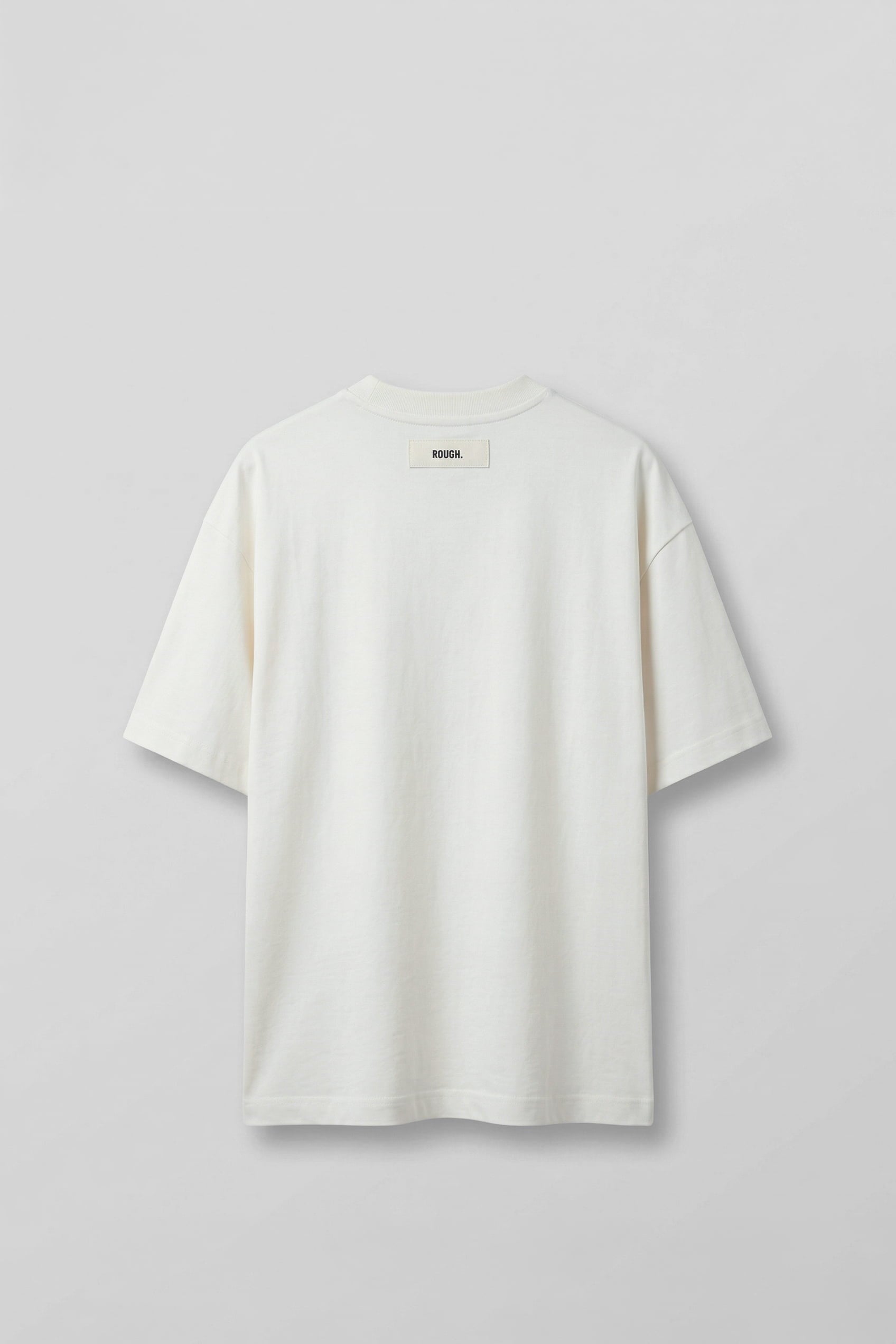 Erkek Oversize %100 Pamuk Nature Baskılı T-Shirt Ekru