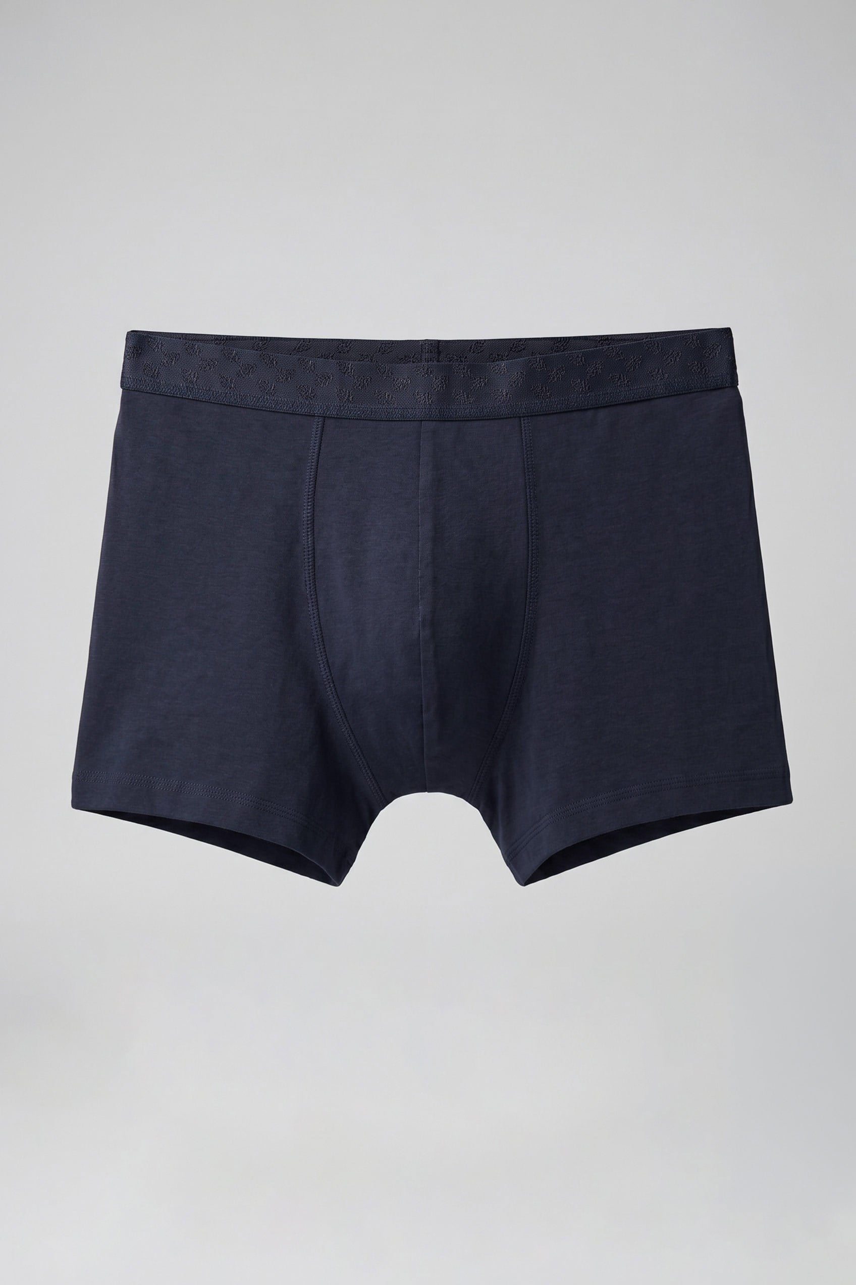 Erkek Pamuklu Modal Lastikli Boxer Lacivert