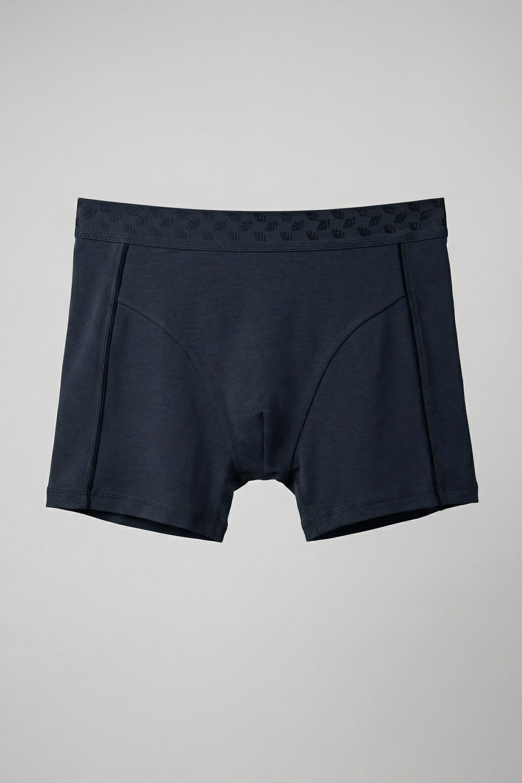 Erkek Pamuklu Modal Lastikli Boxer Lacivert