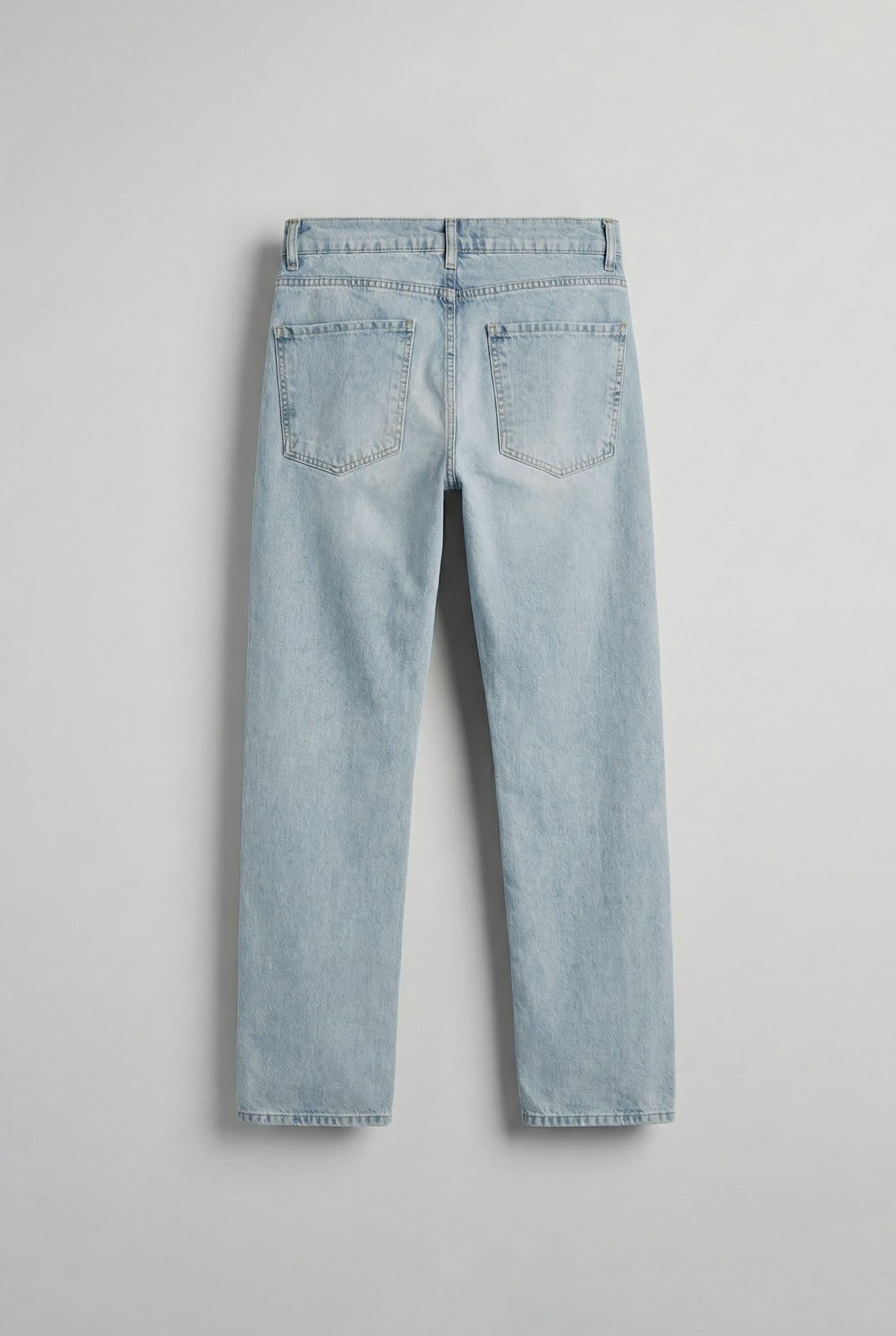 Erkek Regular Fit Basic Jean Açık Mavi