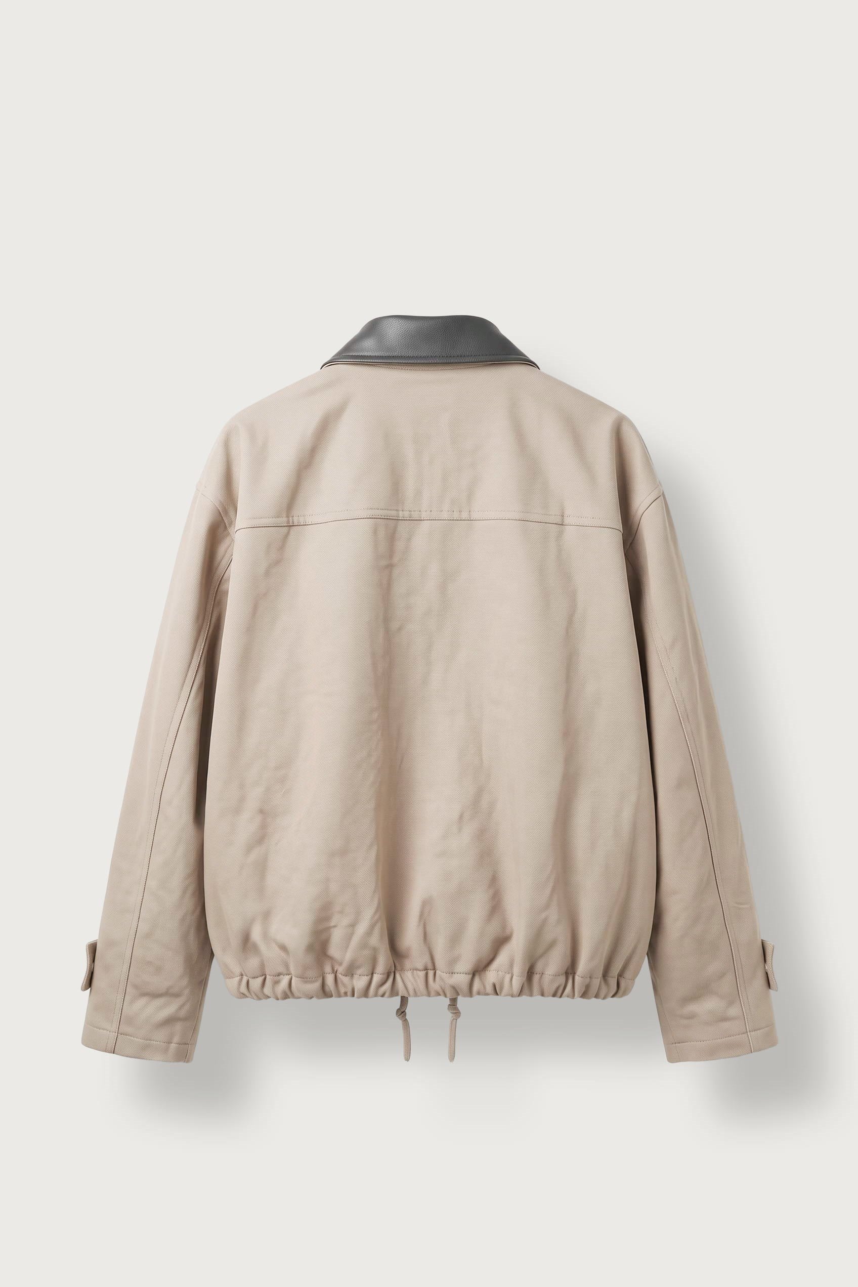Erkek Relax Fit Gabardin Kumaş Ceket Bej