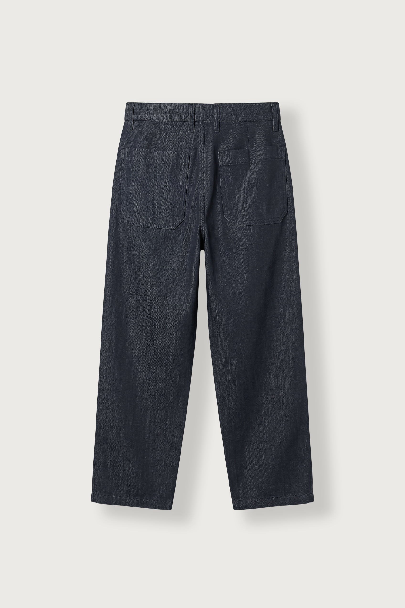 Erkek Relax Fit Rahat Kesim Jean Pantolon Koyu Lacivert