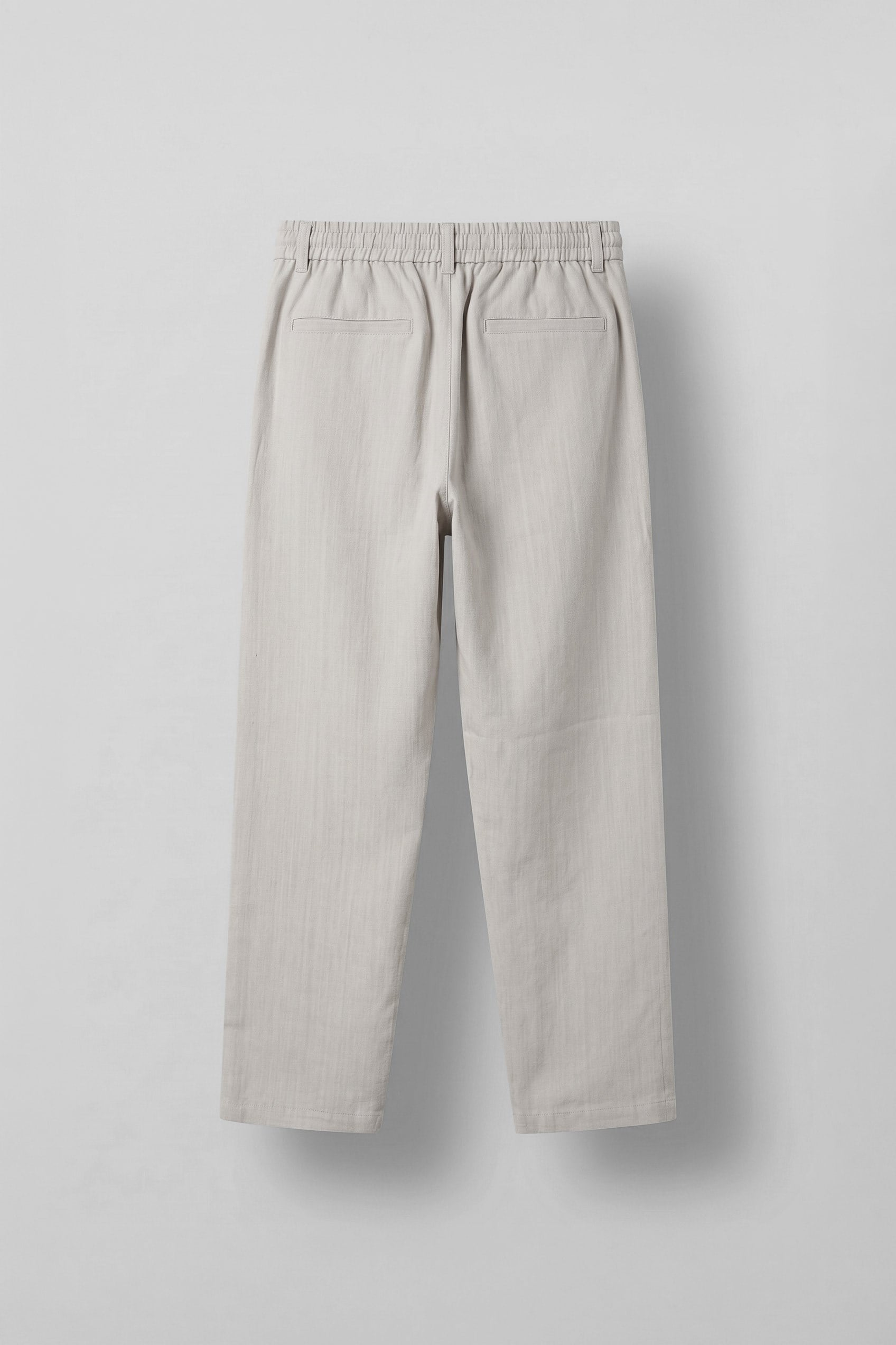 Erkek Relaxed Fit Bağcıklı Rahat Kalıp Pantolon Açık Gri