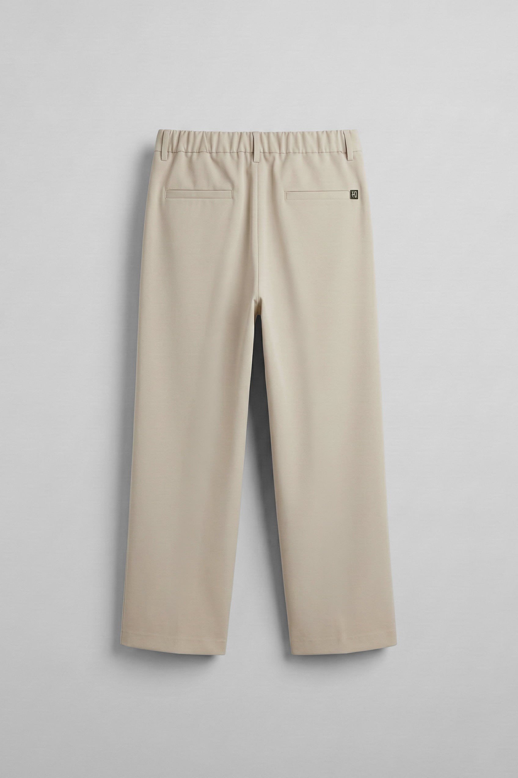Erkek Relaxed Fit Pile Detaylı Premium Kumaş Pantolon Bej