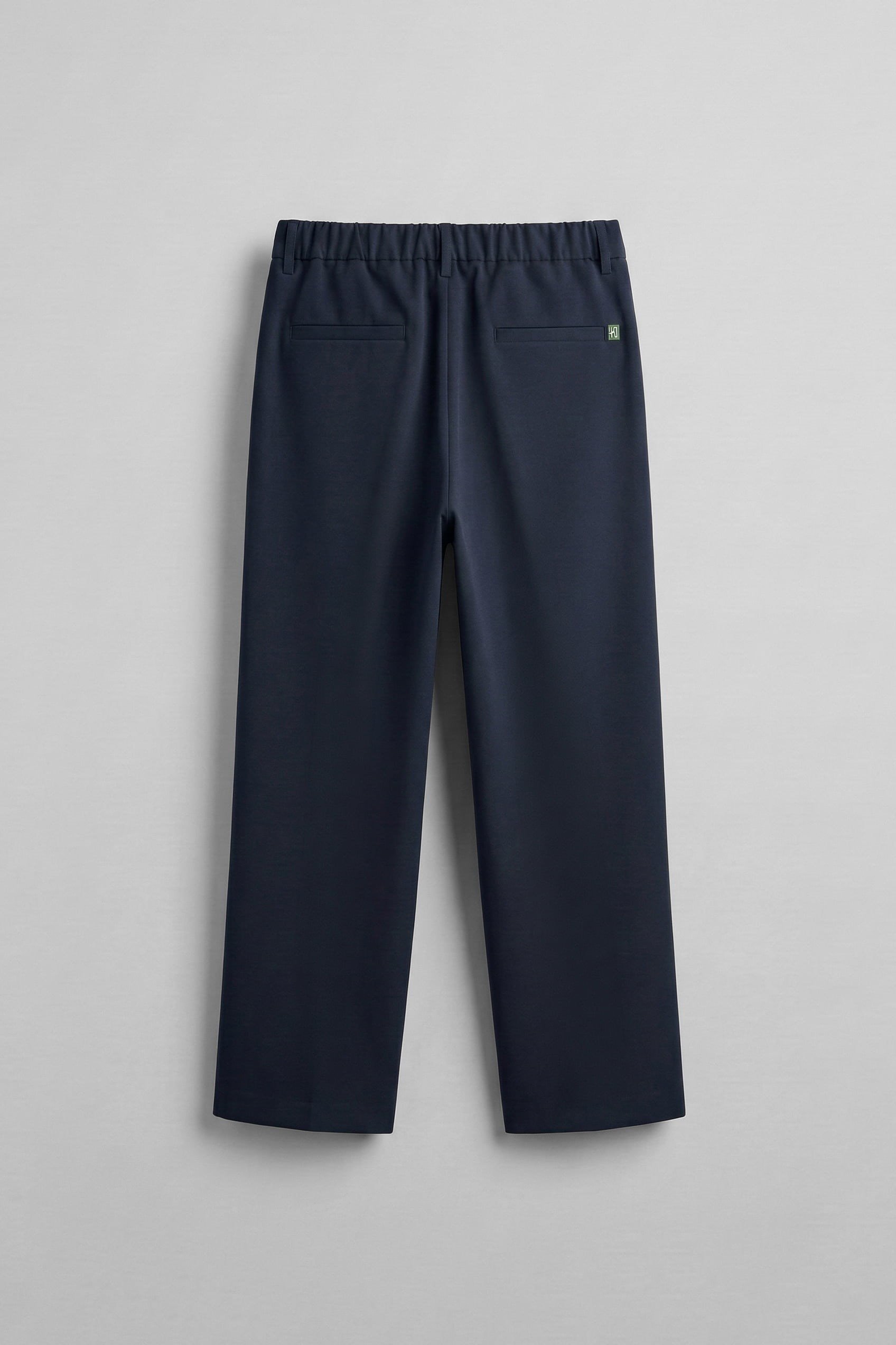 Erkek Relaxed Fit Pile Detaylı Premium Kumaş Pantolon Lacivert