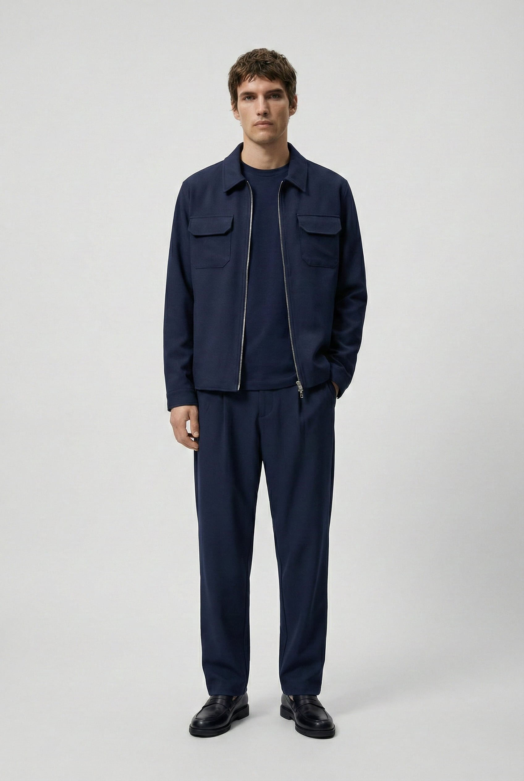Erkek Relaxed Fit Yeni Nesil Takım Lacivert